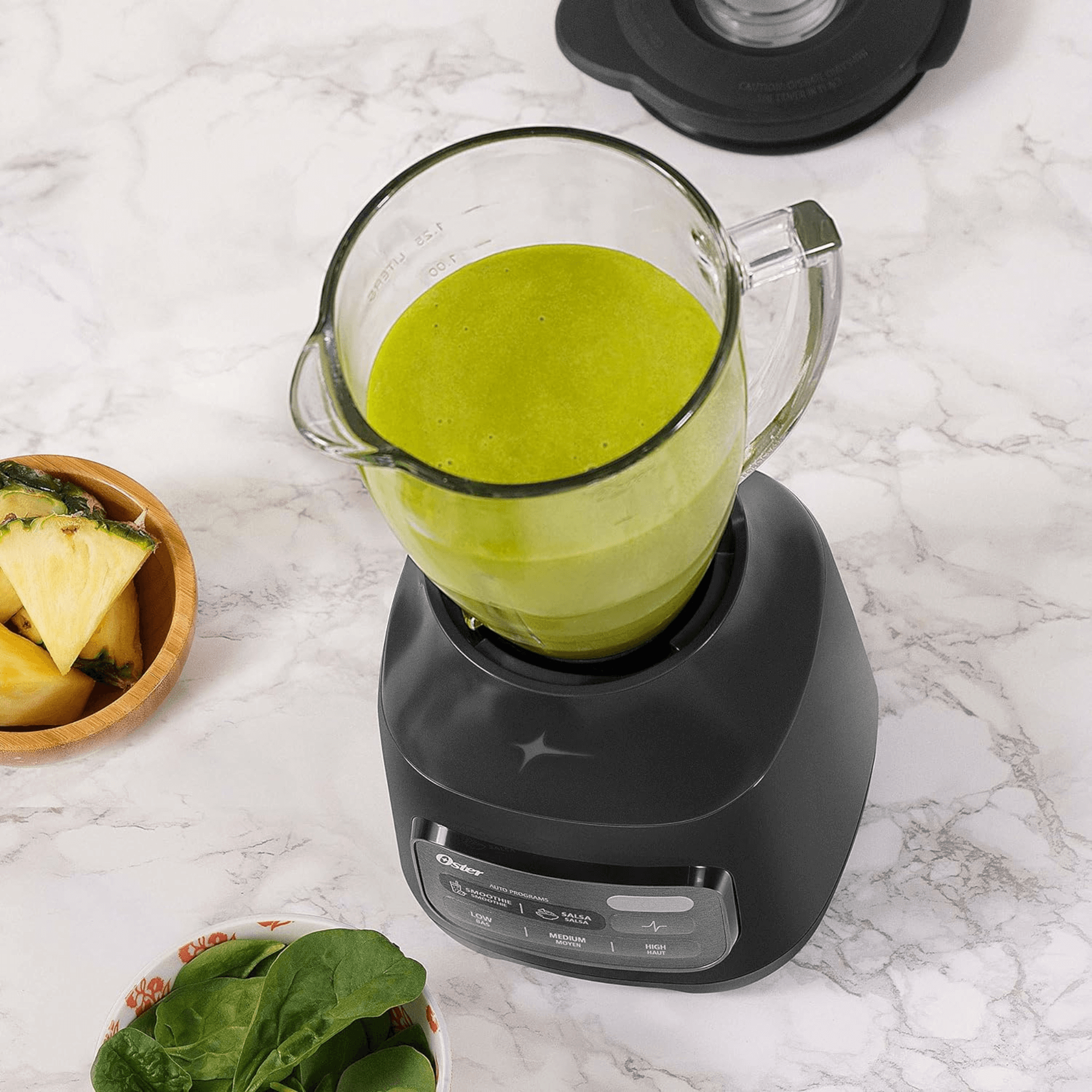 Oster 3-Speed 800W One-Touch Control Glass Jar Blender with Auto Program Jupiter Gear Home