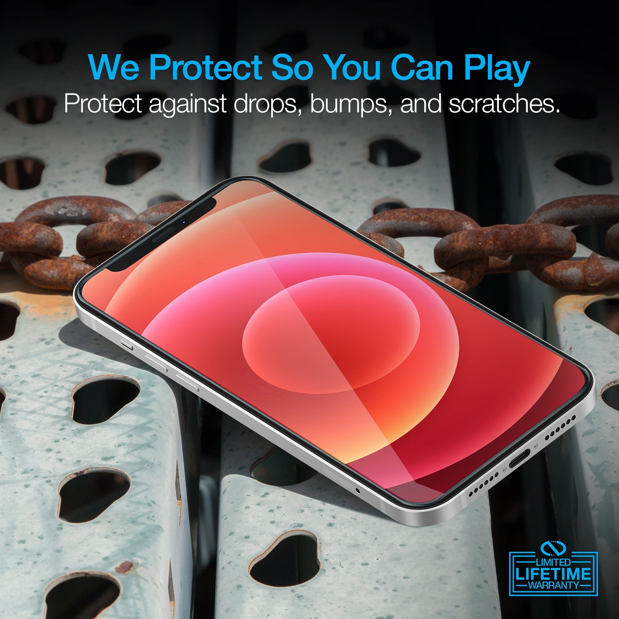 Naztech IntelliShield Tempered Glass Screen Protector with 3D Edge for the iPhone 12 Mini Jupiter Gear Home