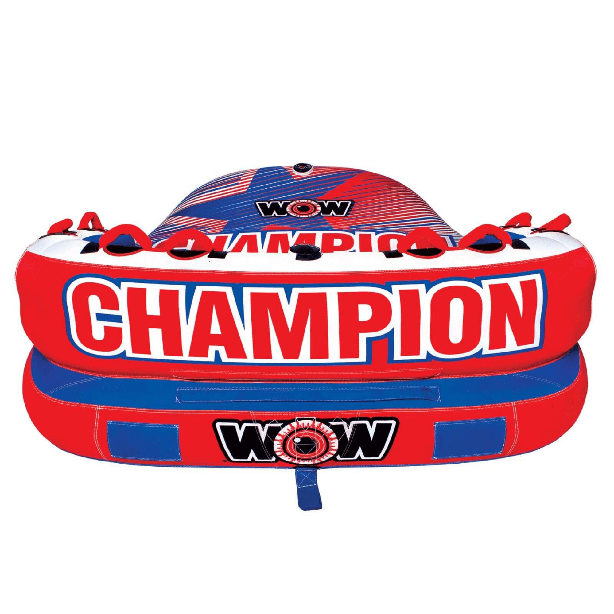 WOW Watersports Champion 3-Person Towable with EZ Up Nose Jupiter Gear Home