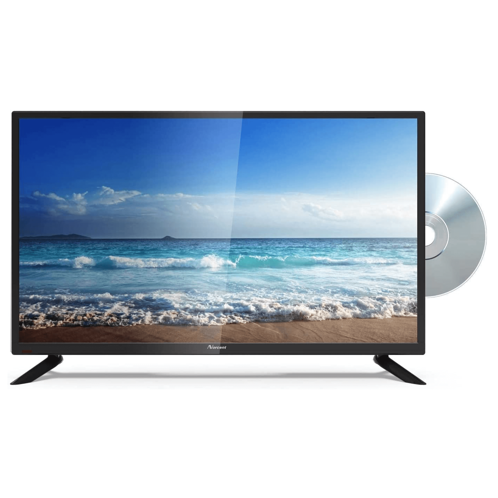 Norcent 32 Inch 720P LED HD Backlight Flat TV DVD Combo with Full Range Speakers Jupiter Gear Home