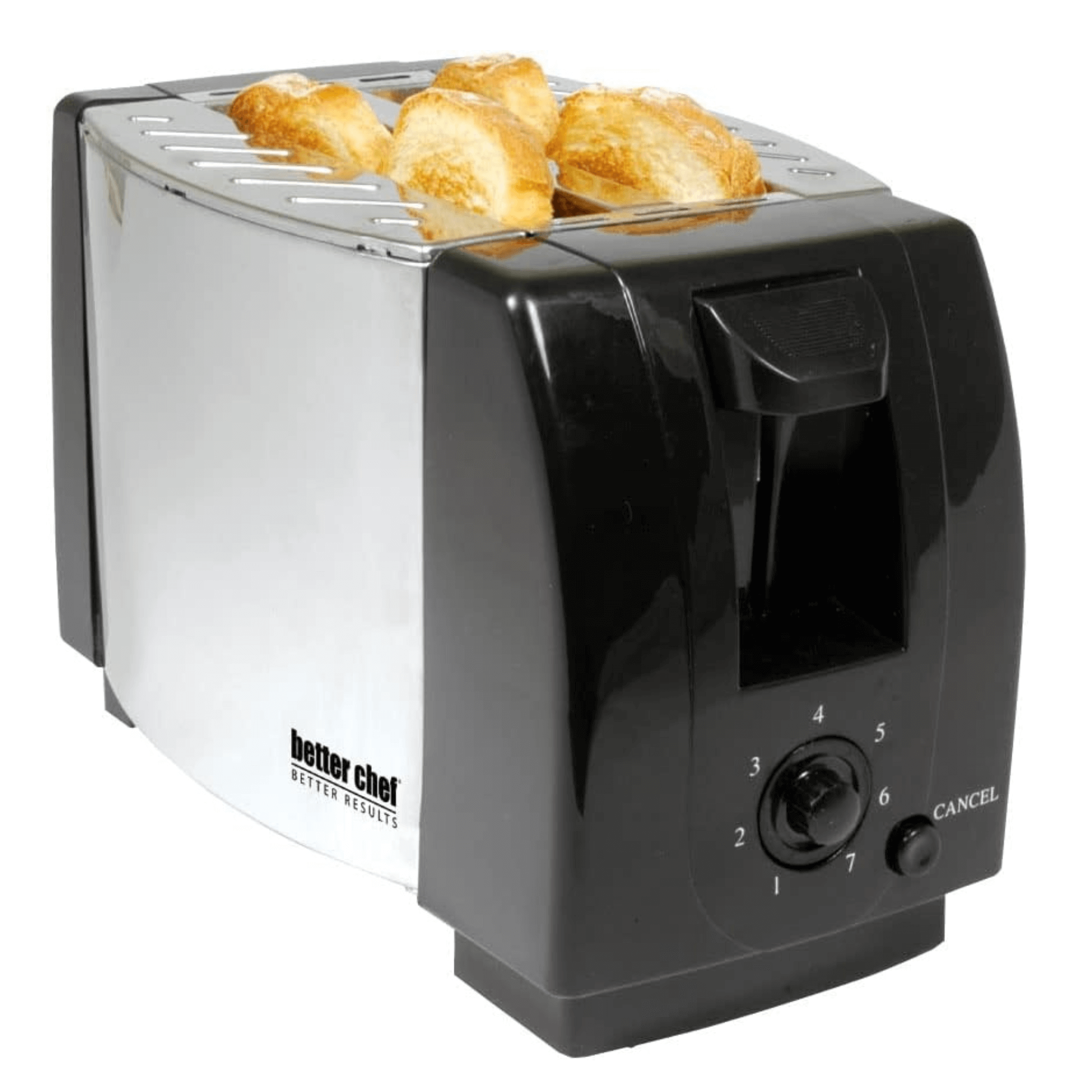 Better Chef 2-Slice Toaster with Pull-Out Crumb Tray Jupiter Gear Home