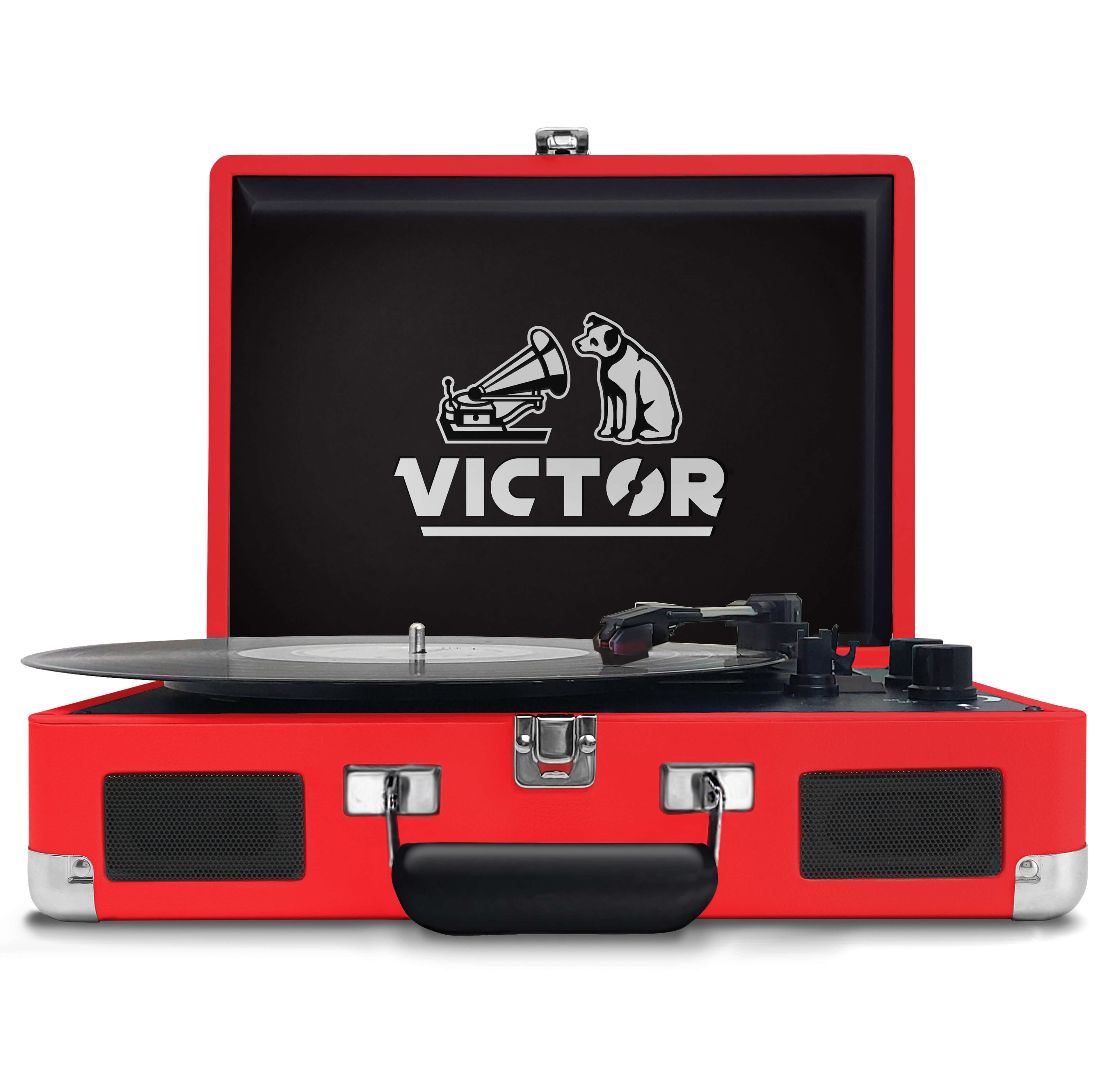Victor Metro Dual Bluetooth Suitcase 3-Speed Turntable Jupiter Gear Home