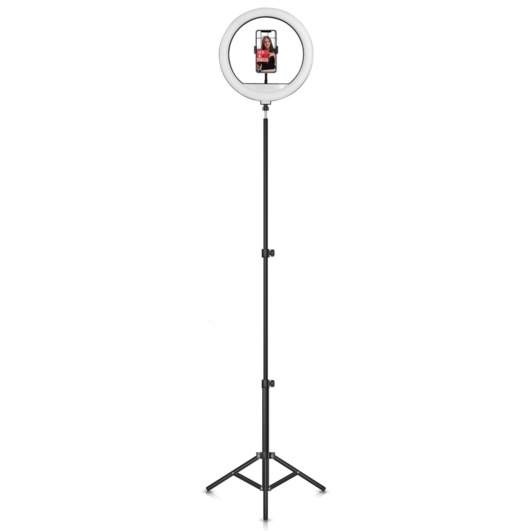 Supersonic PRO Live Stream 14” Floor Ring Light with RGB (SC-2430RGB) Jupiter Gear Home