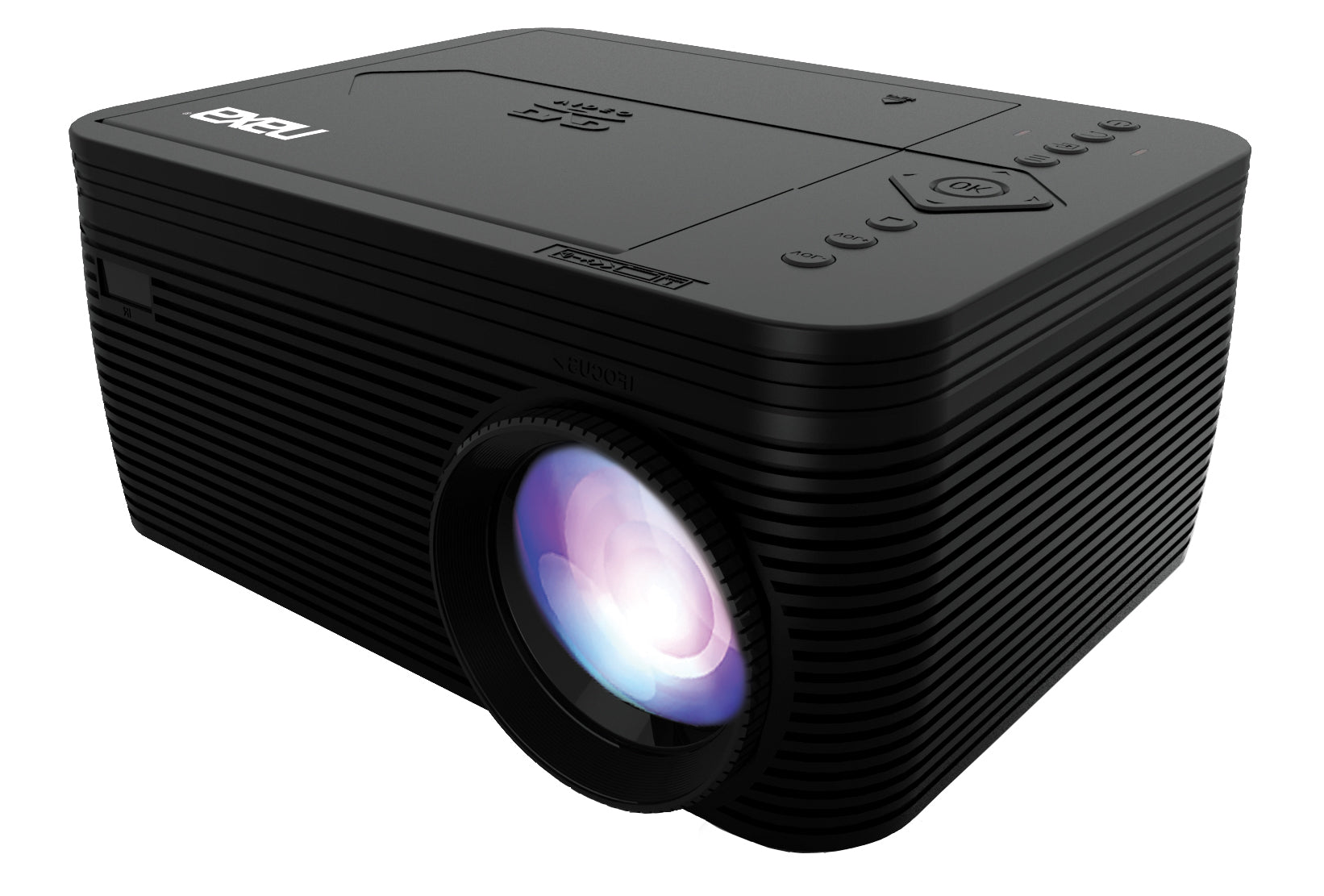 Naxa 150" Home Theater LCD Projector & Carrying Case Combo with Built-In DVD Player Jupiter Gear Home