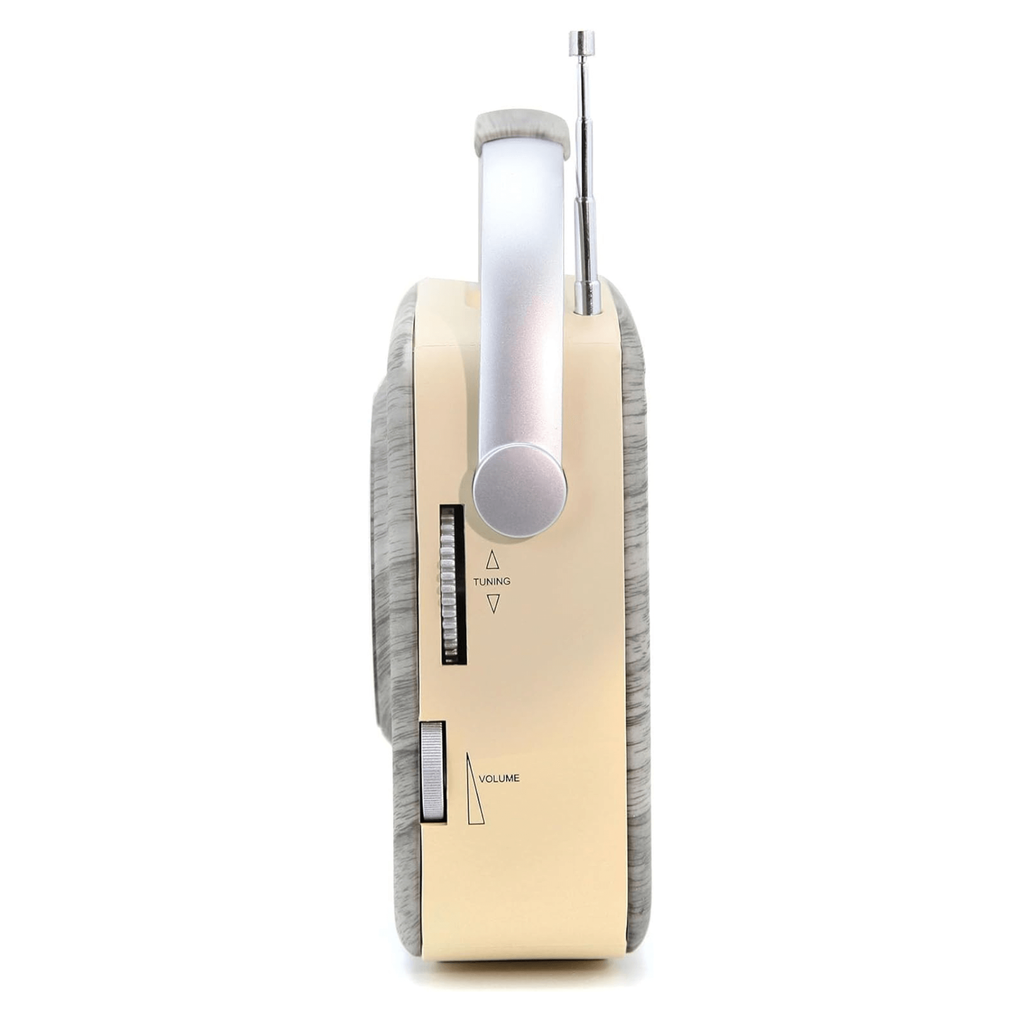 Emerson Portable Retro Radio with Built-In Rechargeable Battery and Memory Set Jupiter Gear Home