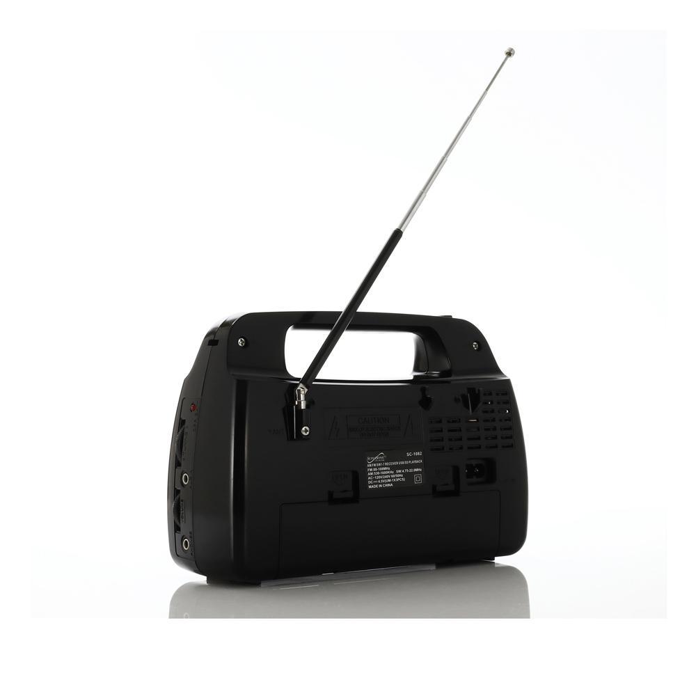 Supersonic 9 Band AM FM SW1-7 Portable Radio Jupiter Gear Home