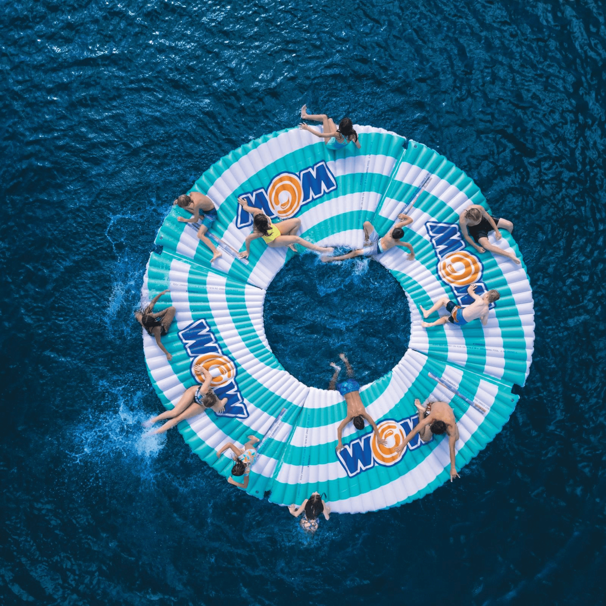 WOW Watersports Round Water Walkway & SUP Dock Island, Holds Up to 16 People Jupiter Gear Home