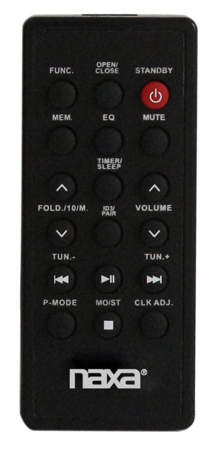 Naxa MP3 & CD Bass Reflex Boombox & PA System with Bluetooth Jupiter Gear Home