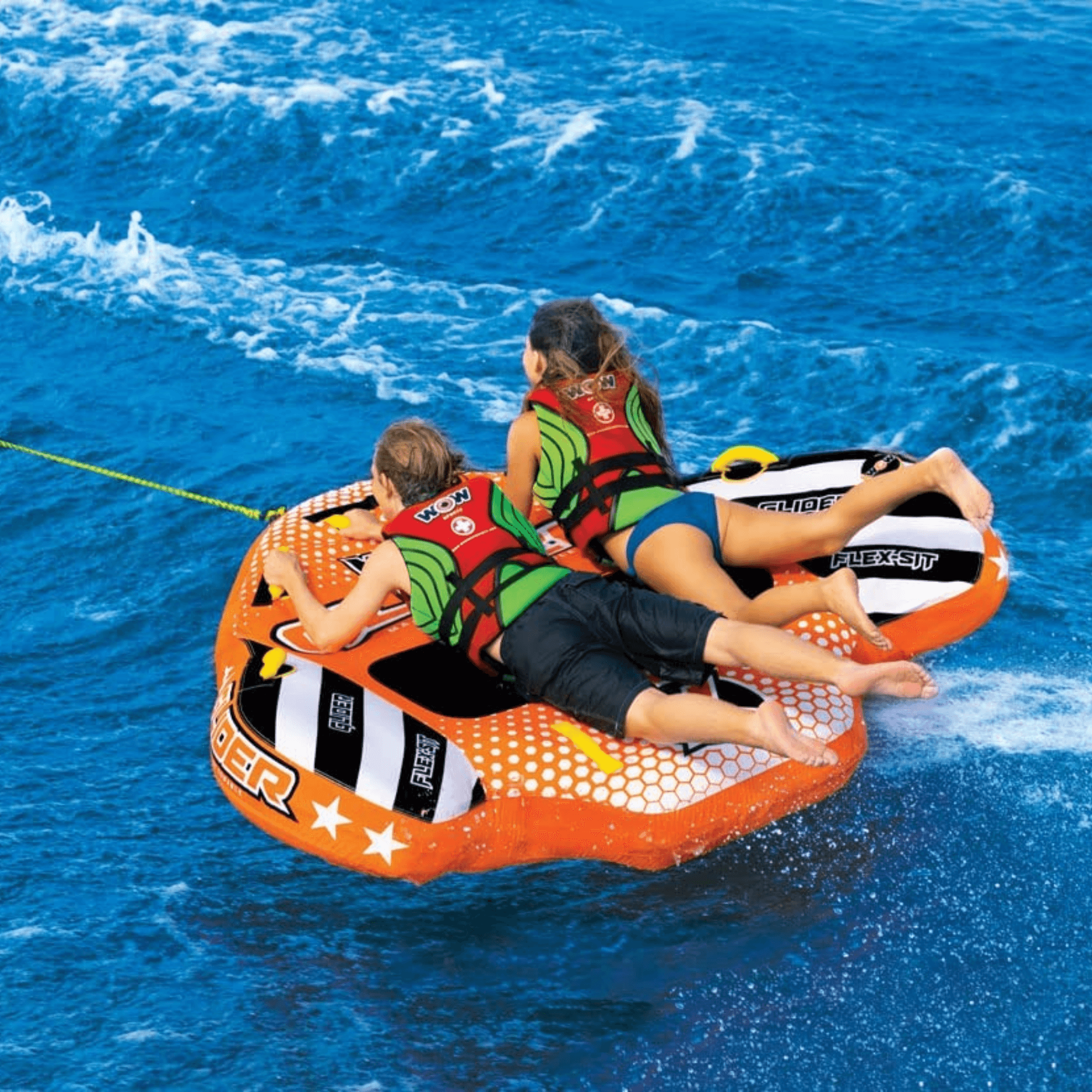 WOW Waterports Glider 2 Person 2P Towable with Flex Seating Jupiter Gear Home