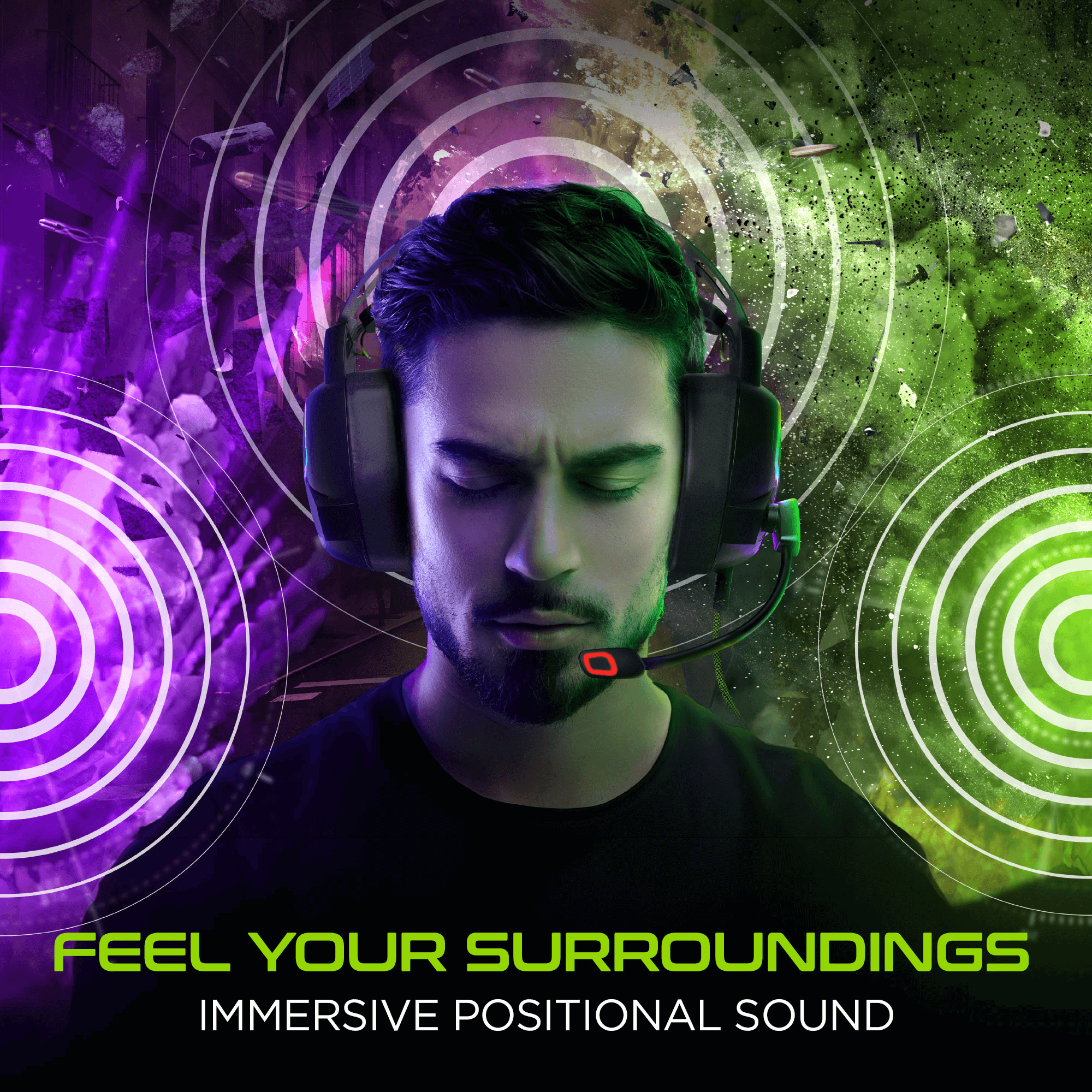 HyperGear SoundRecon Xtreme Pro Multiplatform Gaming Headset Jupiter Gear Home