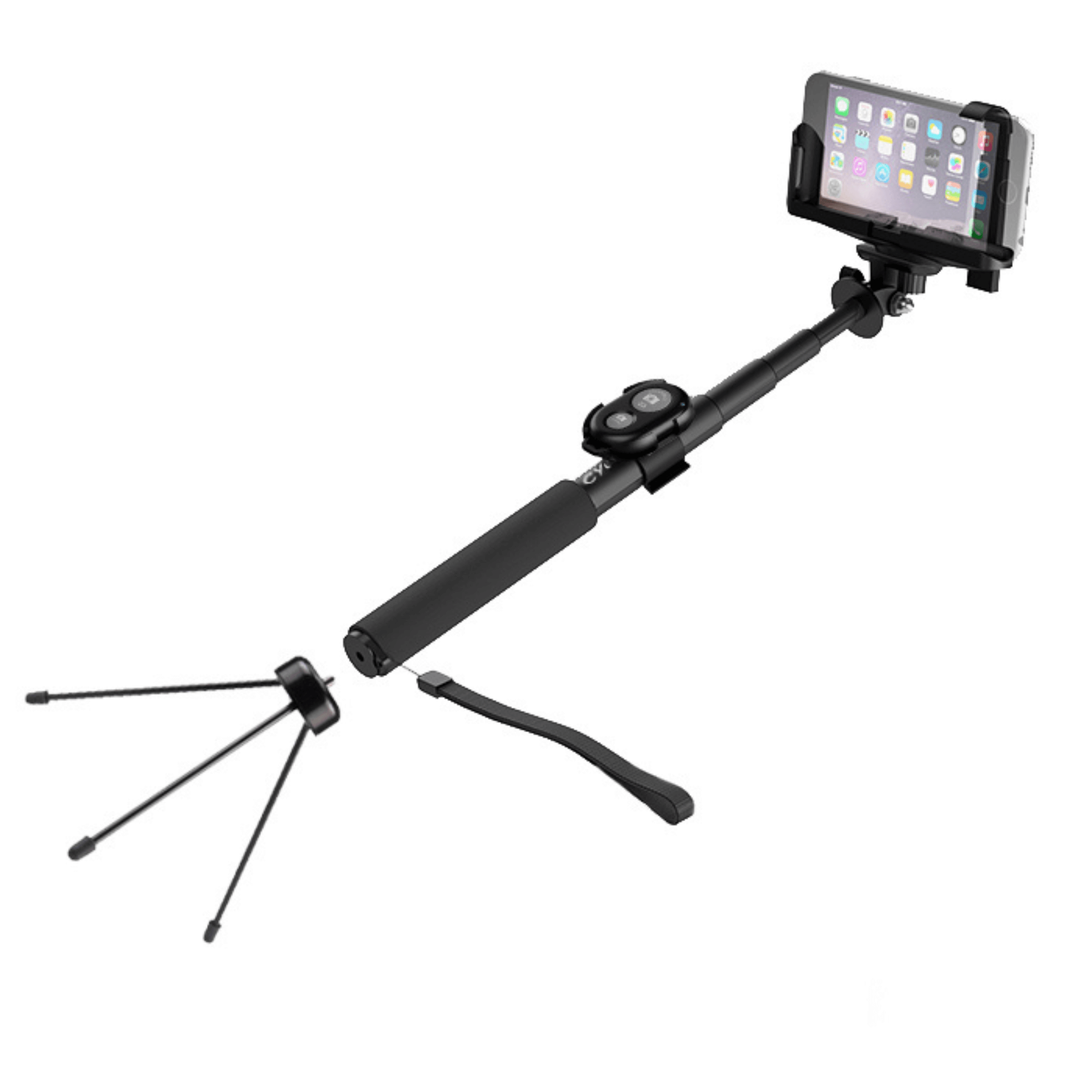 Cygnett GoStick Bluetooth Selfie-Stick and Tripod for Hands-Free Pics and Video Jupiter Gear Home