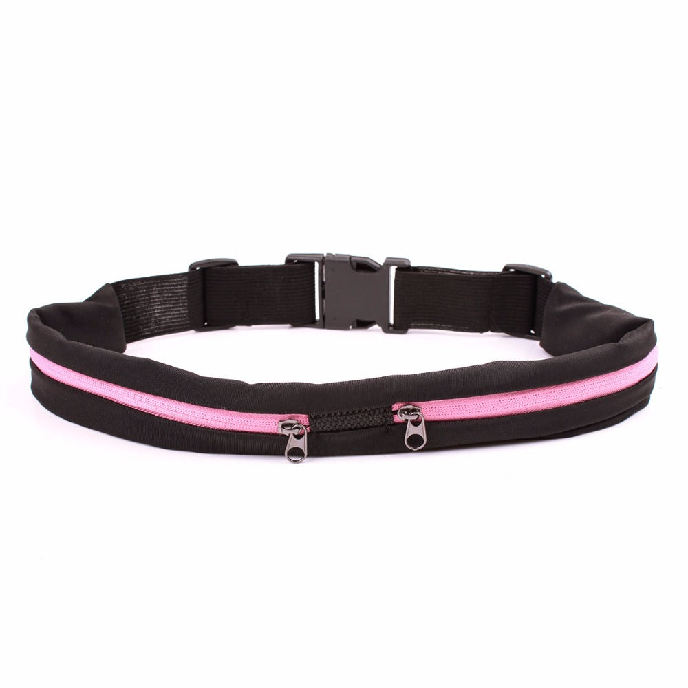 JupiterGear Dual Pocket Running Belt Sports and Travel Fanny Pack for Jogging, Cycling and Outdoors Jupiter Gear Home