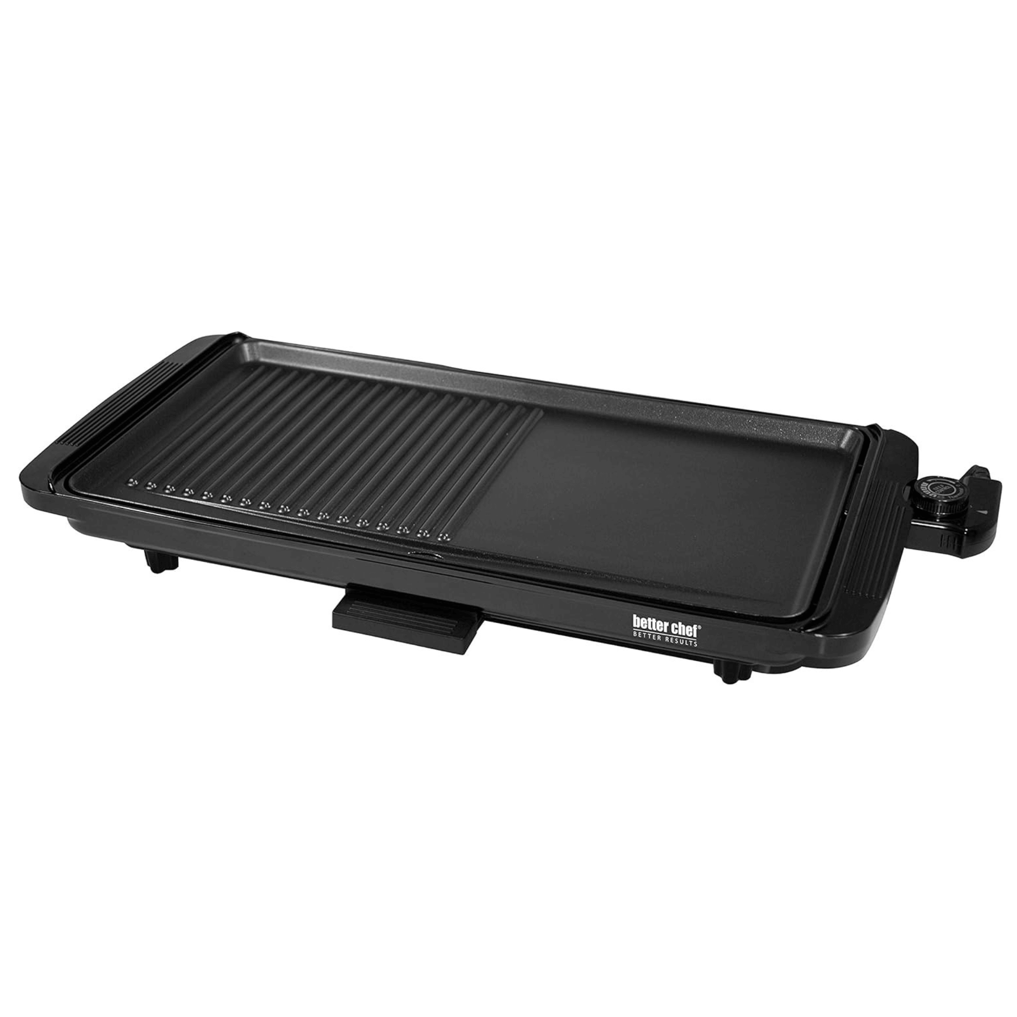 Better Chef 2-in-1 Family Size Cool Touch Electric Countertop Griddle Grill Jupiter Gear Home