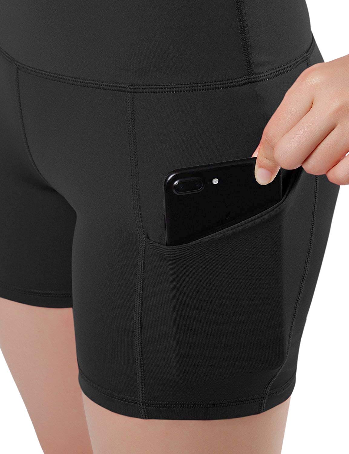JupiterGear Jolie High-Waisted Athletic Shorts with Hip Pockets Jupiter Gear Home