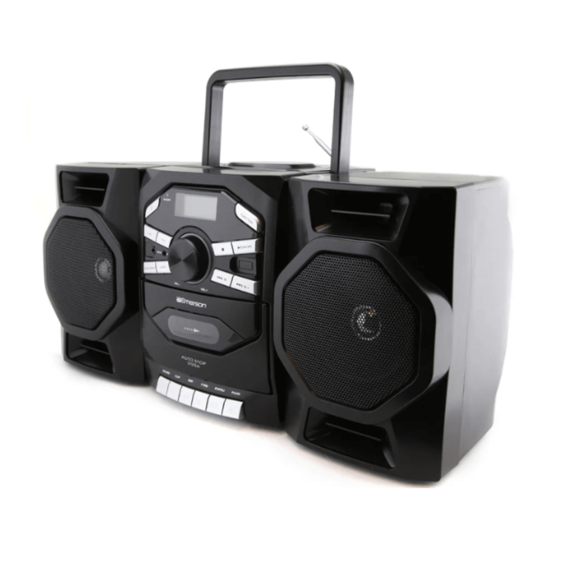 Emerson Portable CD & Cassette Stereo Boombox Jupiter Gear Home