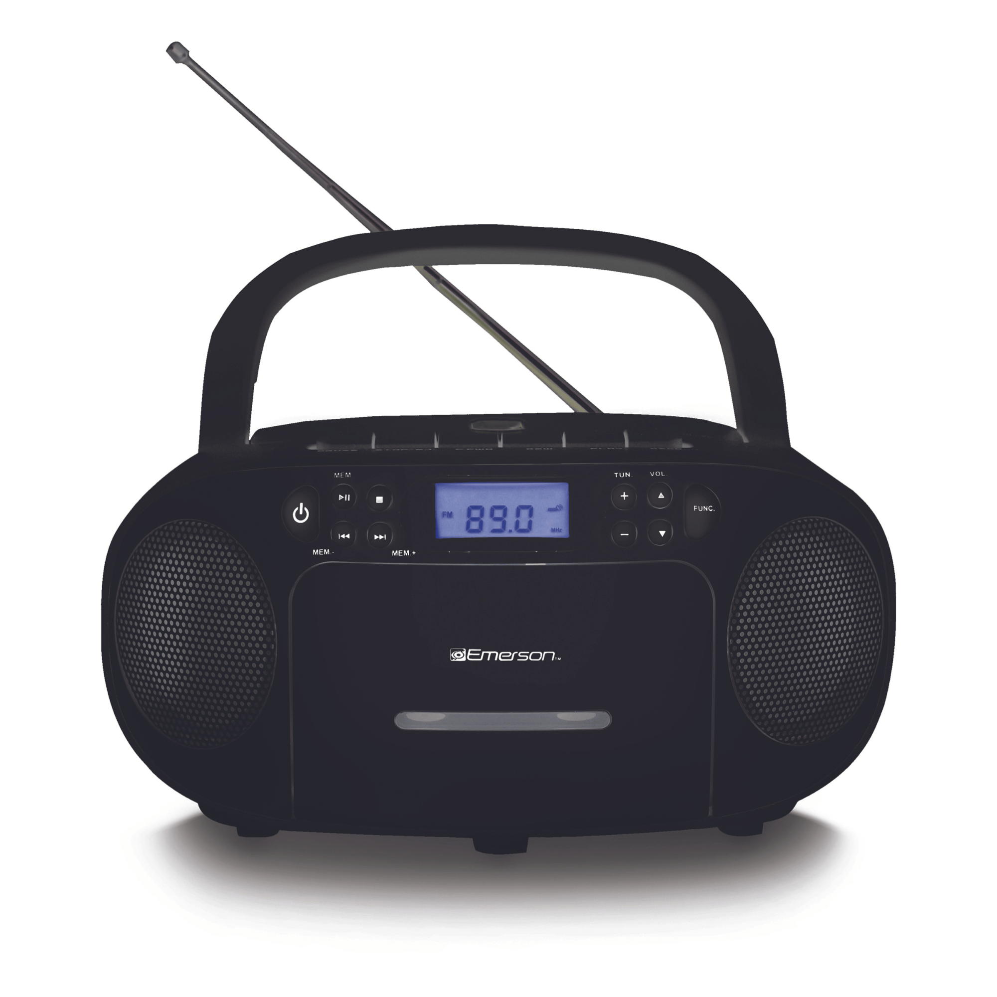 Emerson Portable CD/Cassette Boombox Jupiter Gear Home
