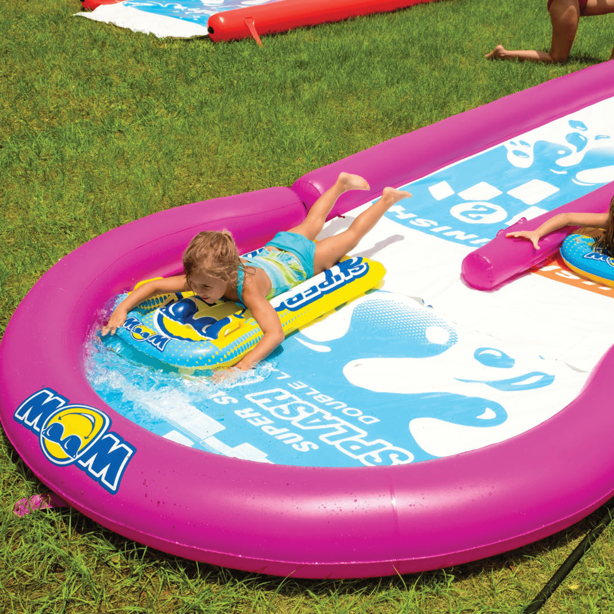 WOW Watersports Pool End for the Giant Backyard Double Lane Lawn Slide Jupiter Gear Home