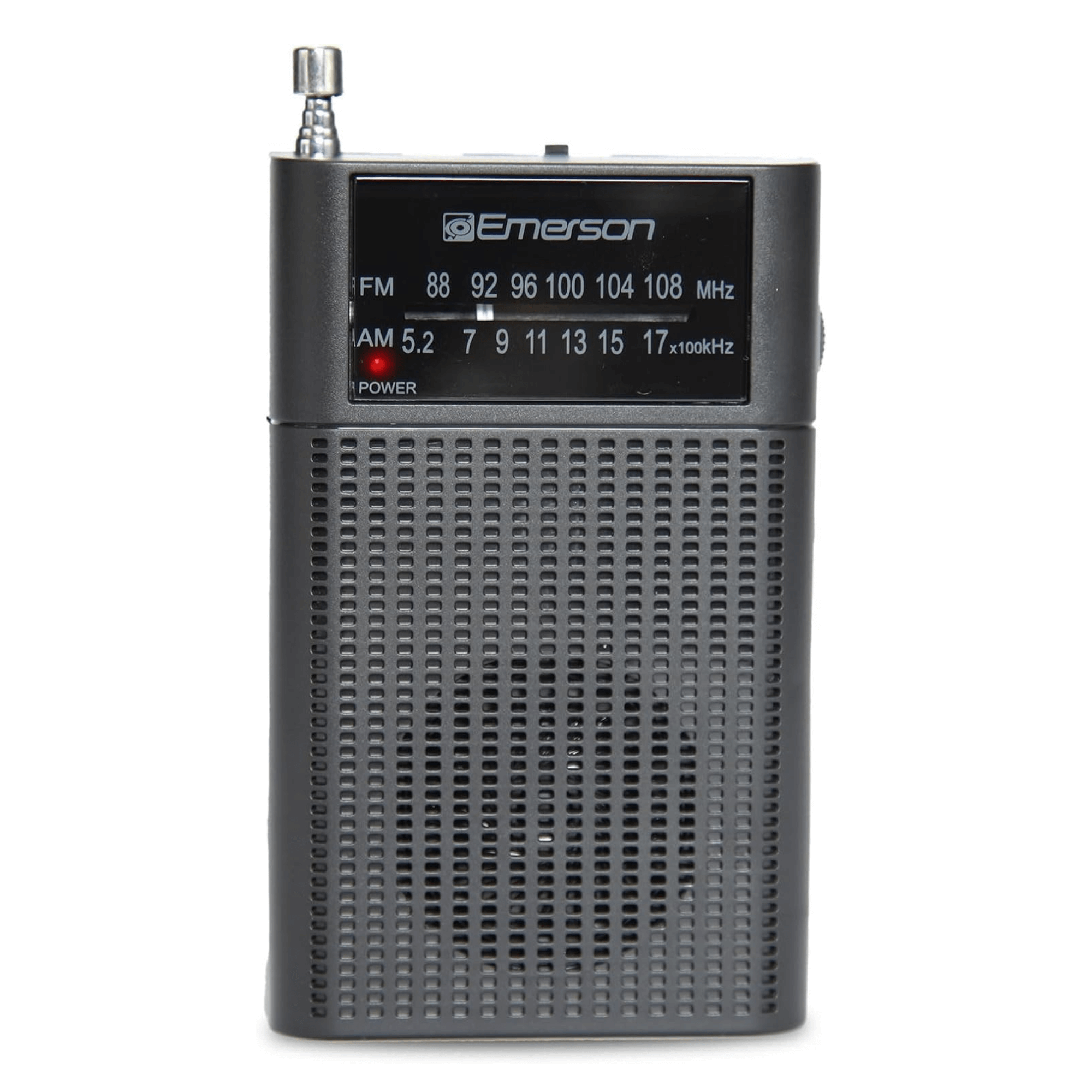 Emerson Portable AMFM Radio with Built-In Speaker and Easy Removable Belt Clip Jupiter Gear Home