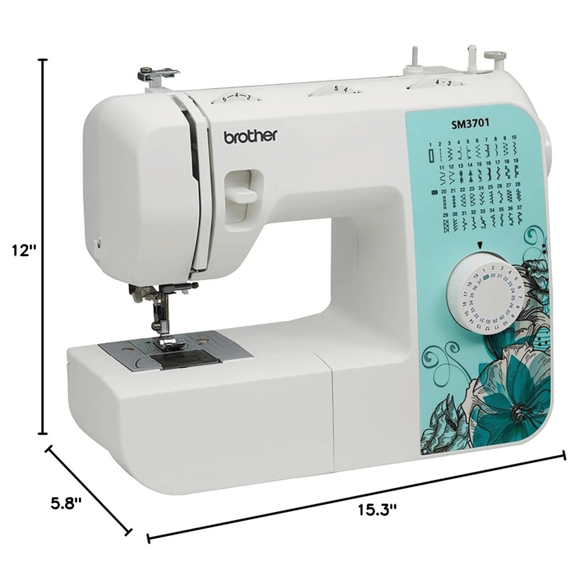 Brother 37-Stitch Sewing Machine Jupiter Gear Home