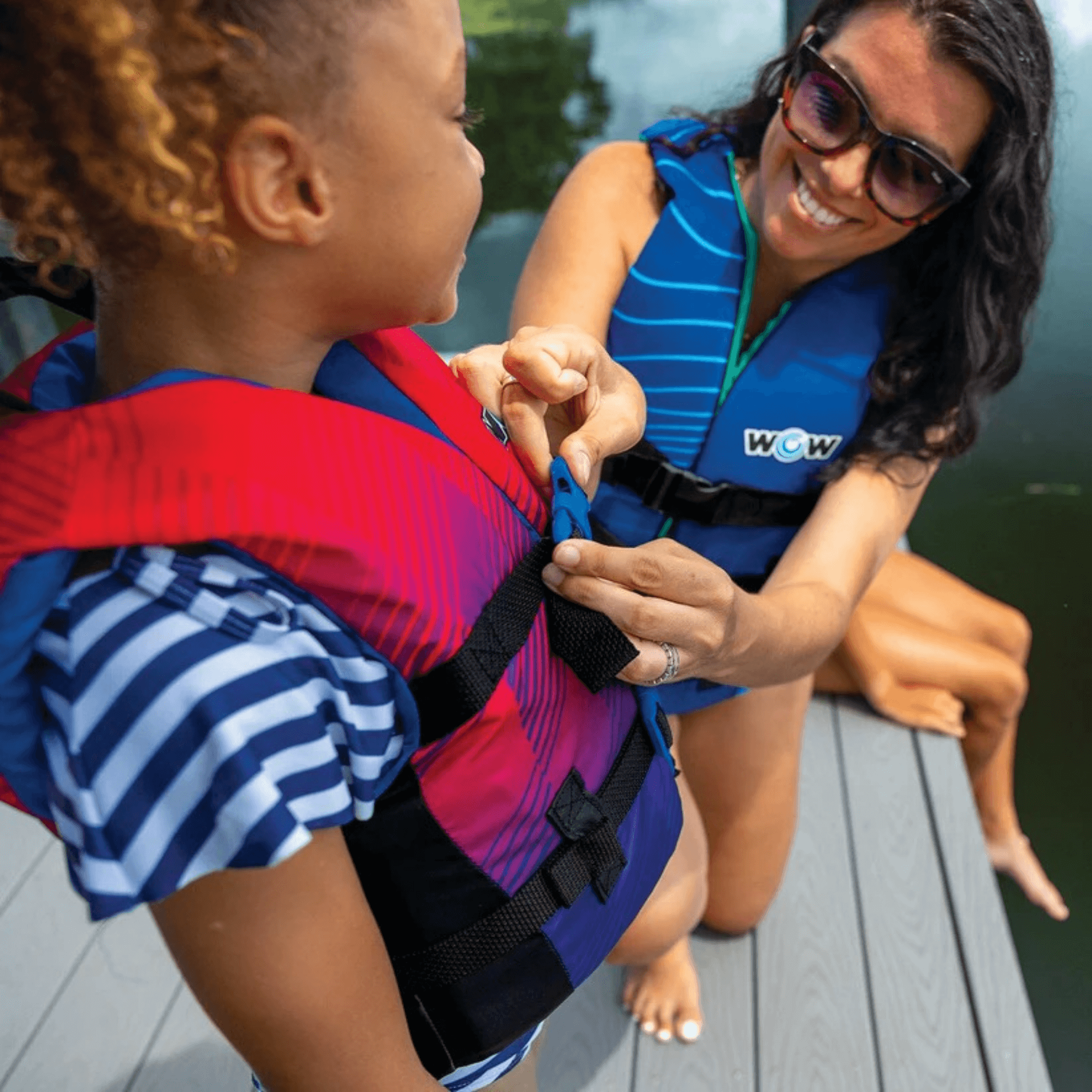 WOW Watersports Vis-Wave Child Life Vest Jupiter Gear Home