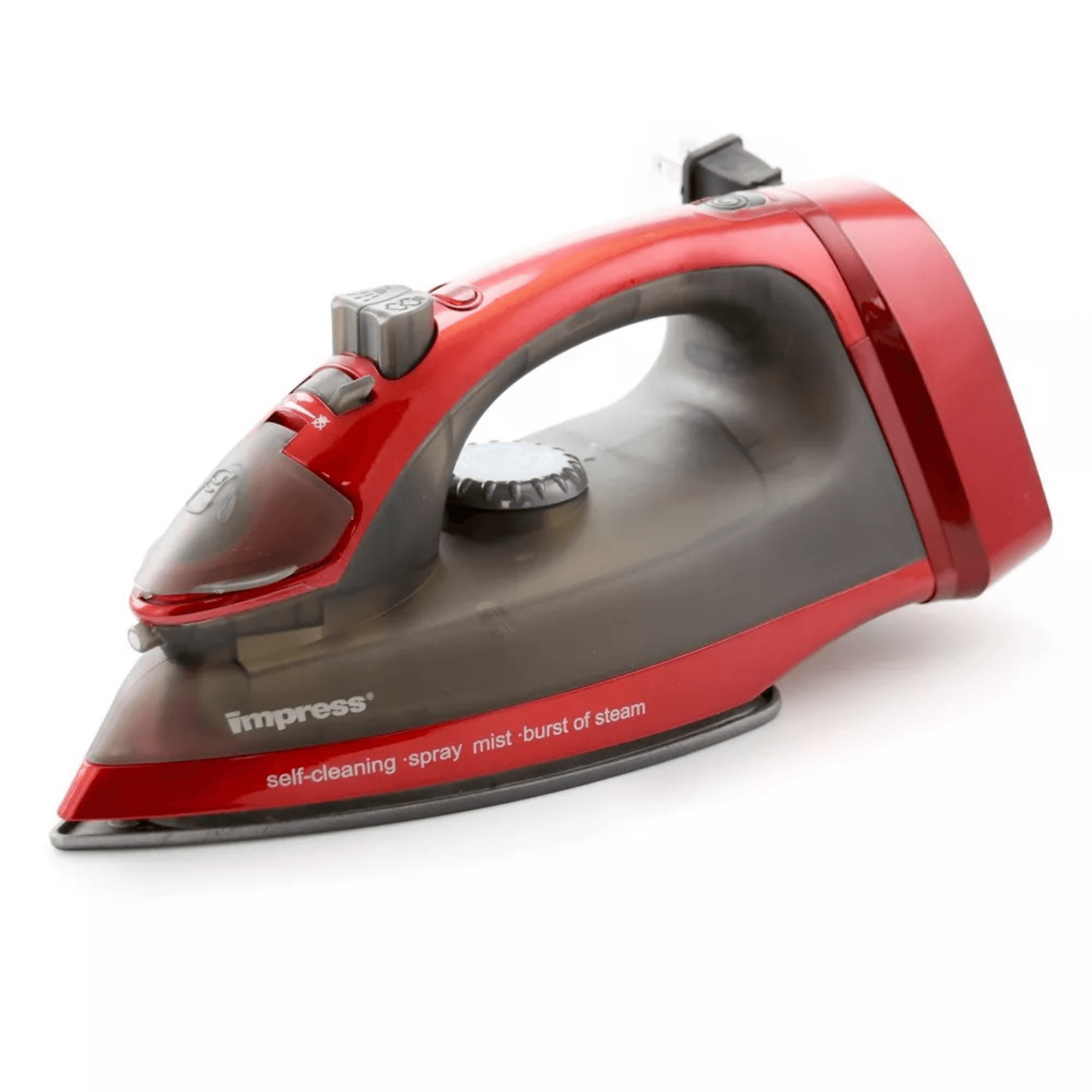 Impress Mid-Size Cord-Rewind Iron with Non-Stick Spray and Burst - REFURBISHED Jupiter Gear Home