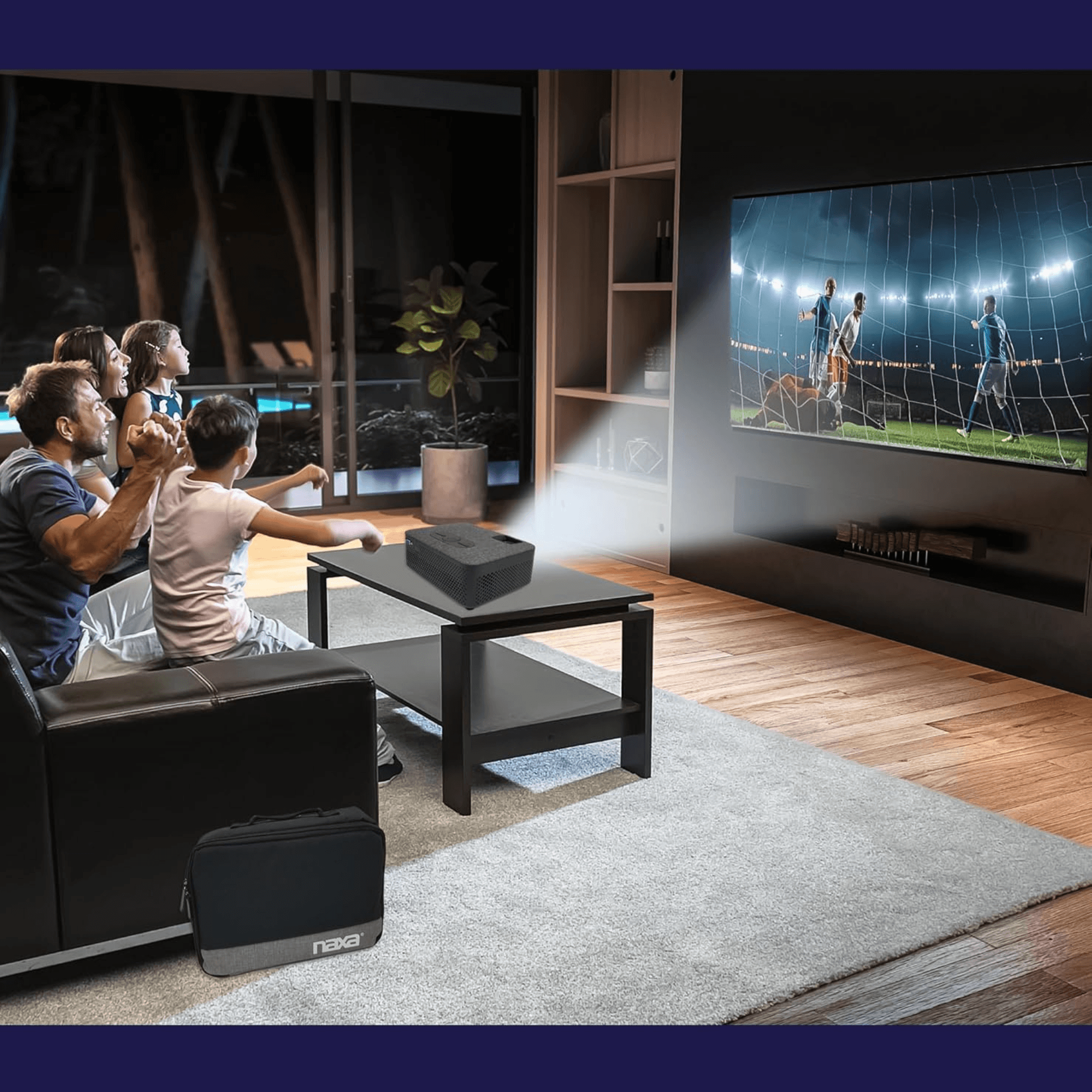 Naxa 150" Home Theater LCD Projector Combo - Refurbished Jupiter Gear Home