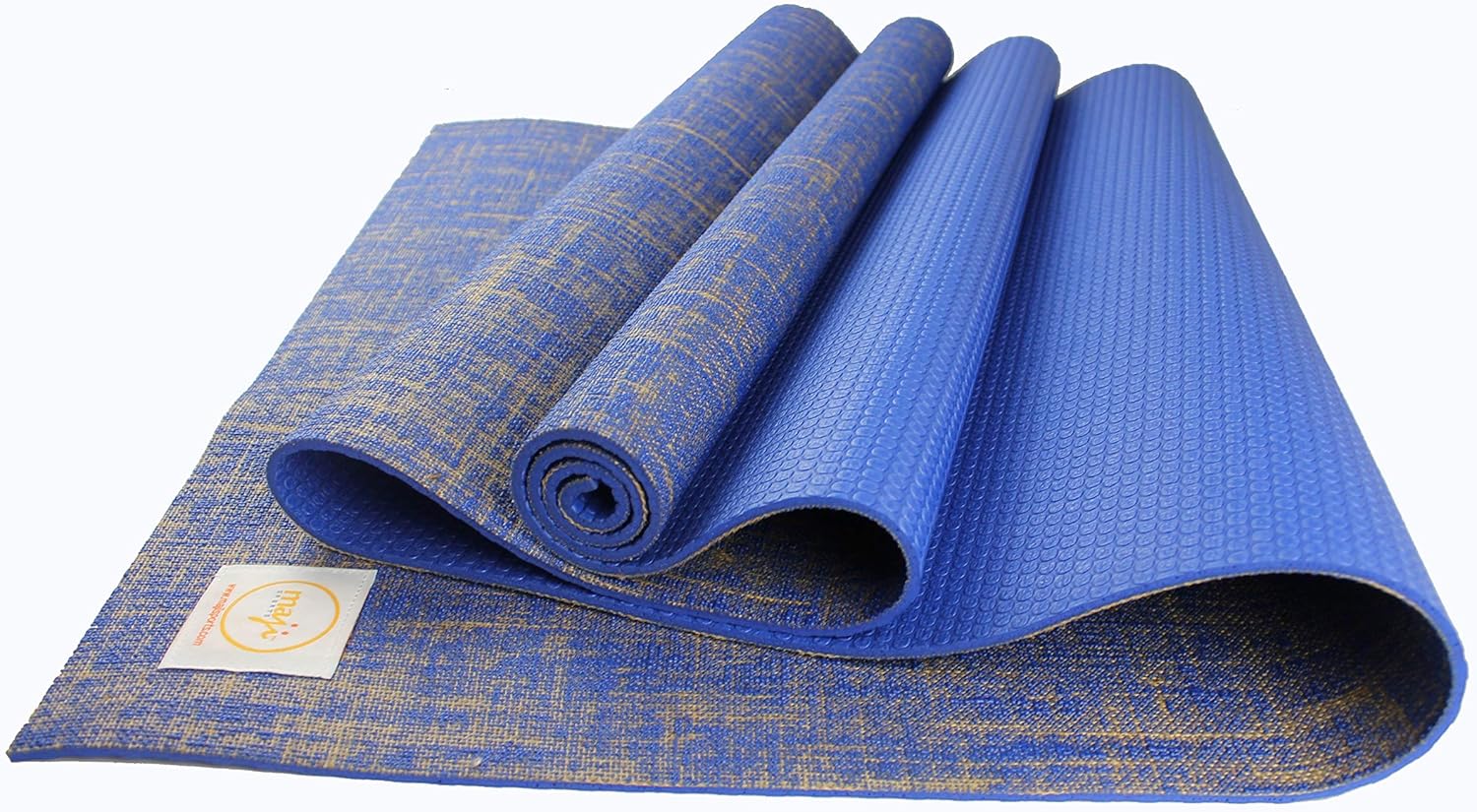 Maji Sports Jute Premium Eco Yoga Mat + Foot Massager (7.5cm x 17.5cm) Jupiter Gear Home