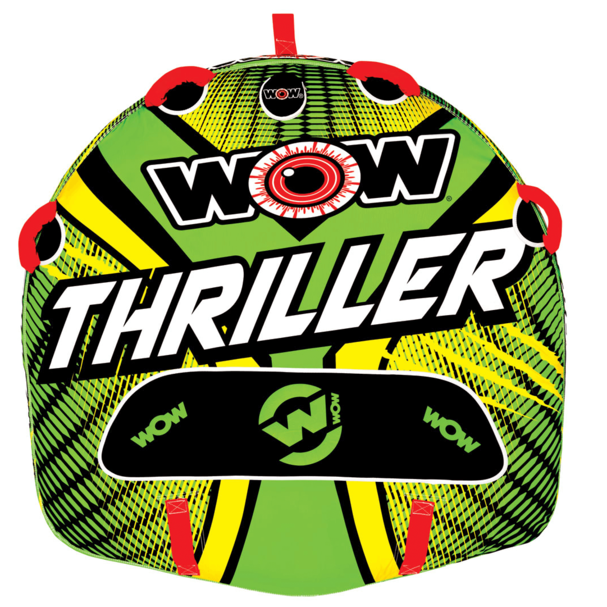WOW Watersports Big Thriller 1 Person Inflatable Towable Deck Tube Jupiter Gear Home