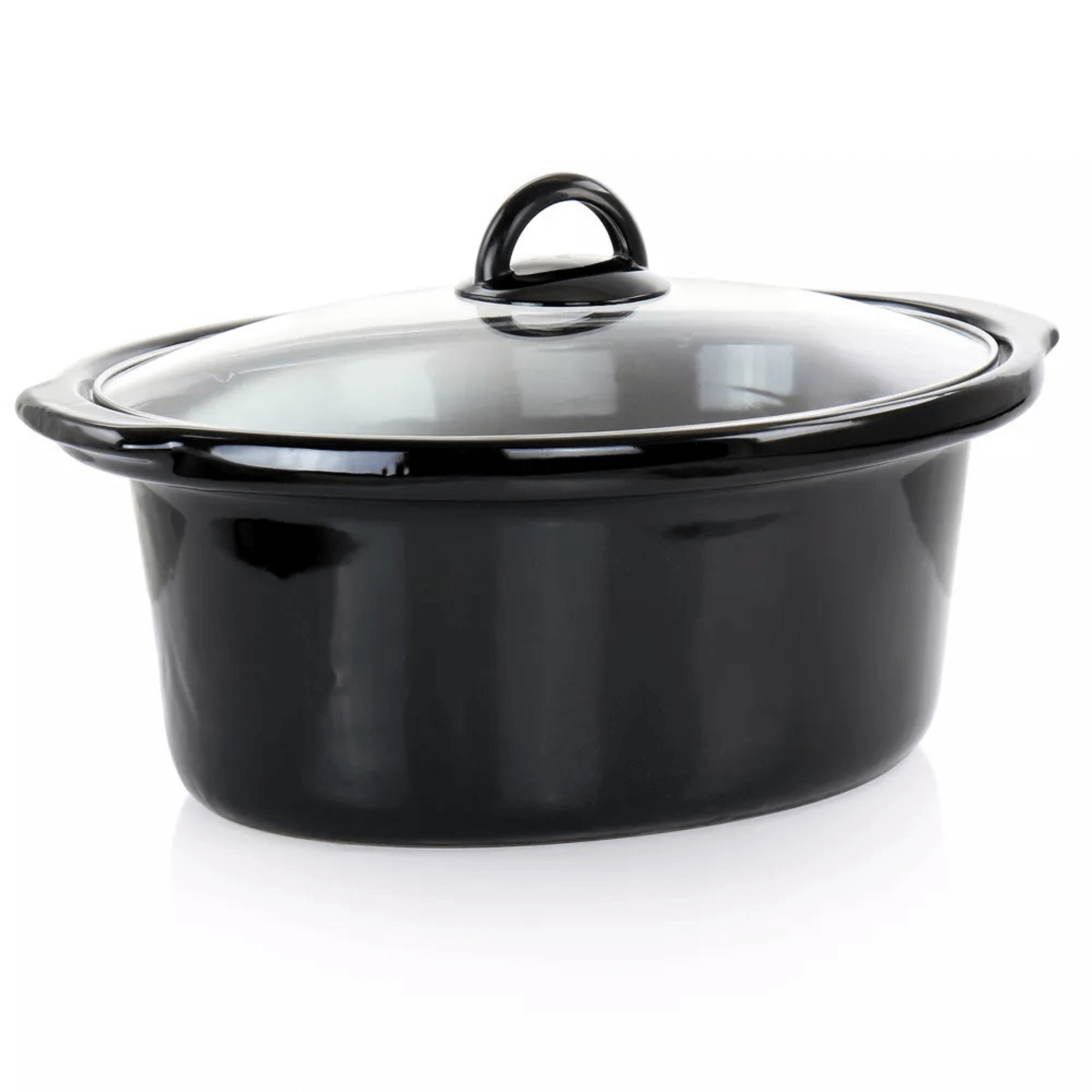 Better Chef 6-Quart Oval Stainless Steel Slow Cooker with Removable Stoneware Crock Jupiter Gear Home