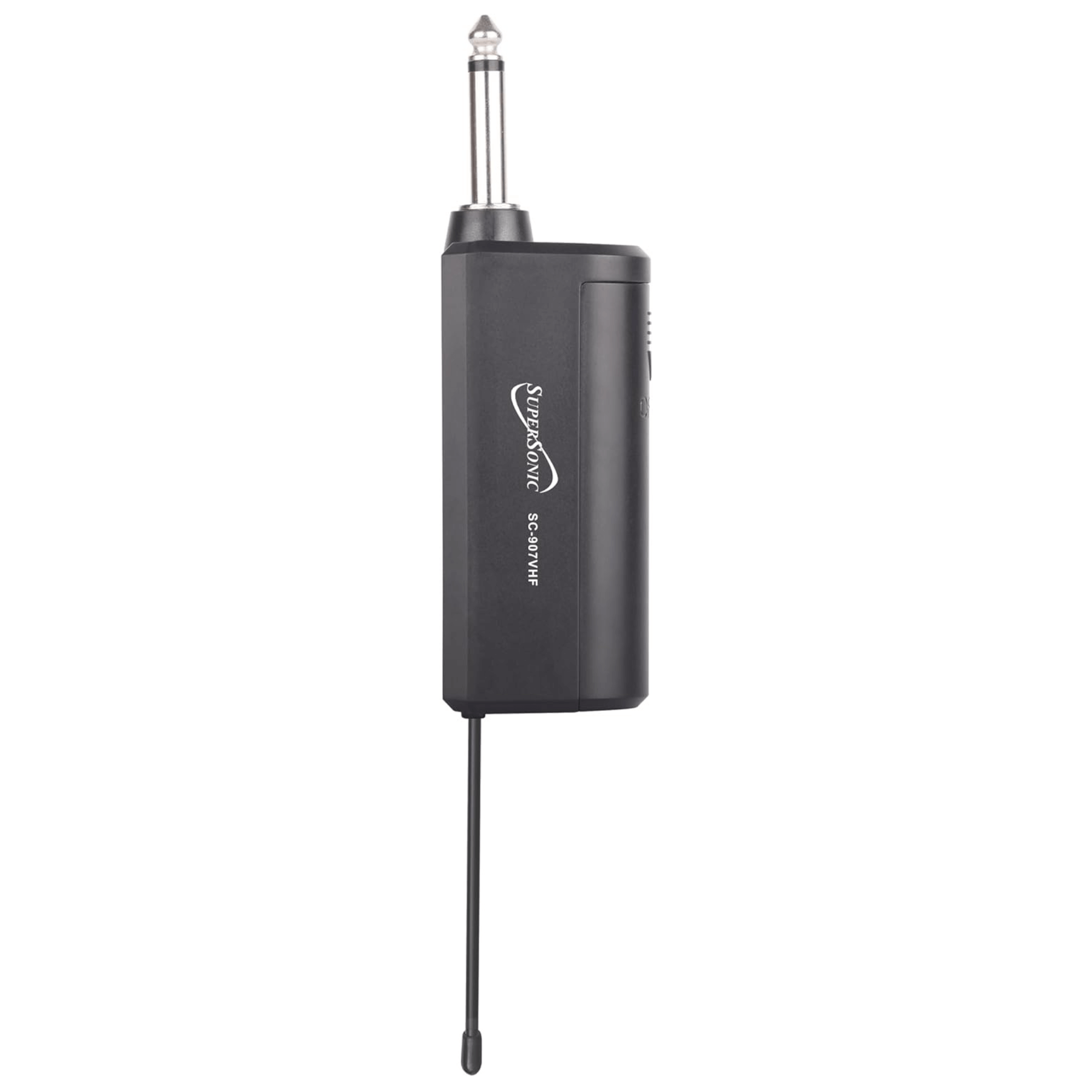 Supersonic VHF Dual Fixed Channel Professional Wireless Microphone Jupiter Gear Home