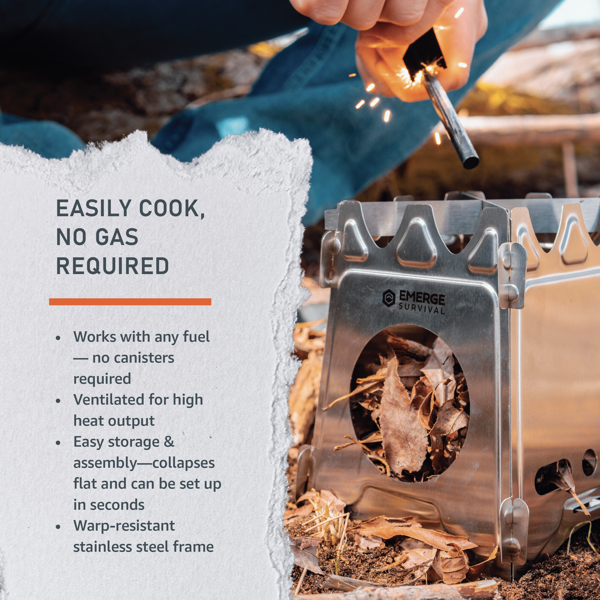 Collapsible Mini Stove Emerge Survival