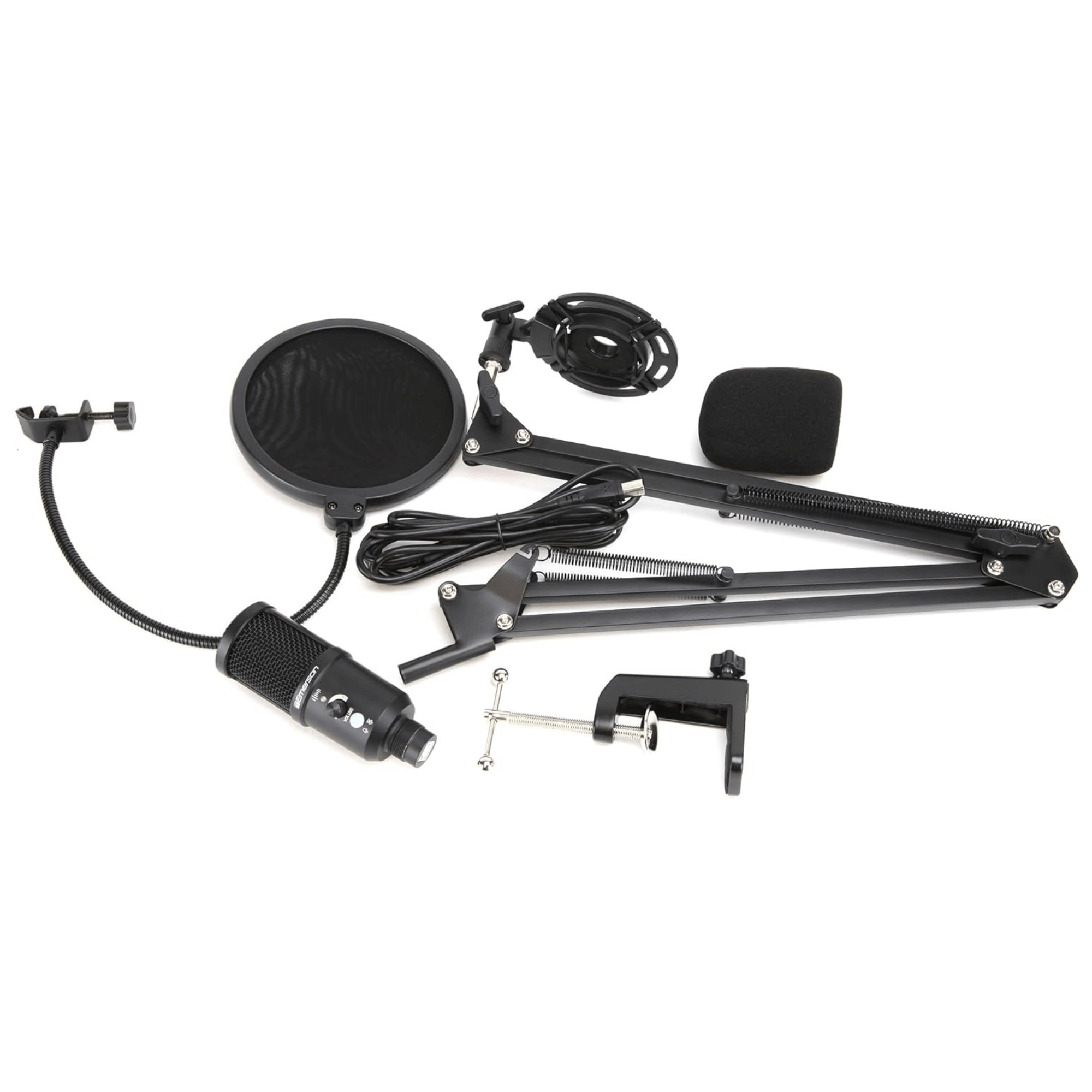 Emerson USB Gaming and Streaming Condenser Microphone Jupiter Gear Home