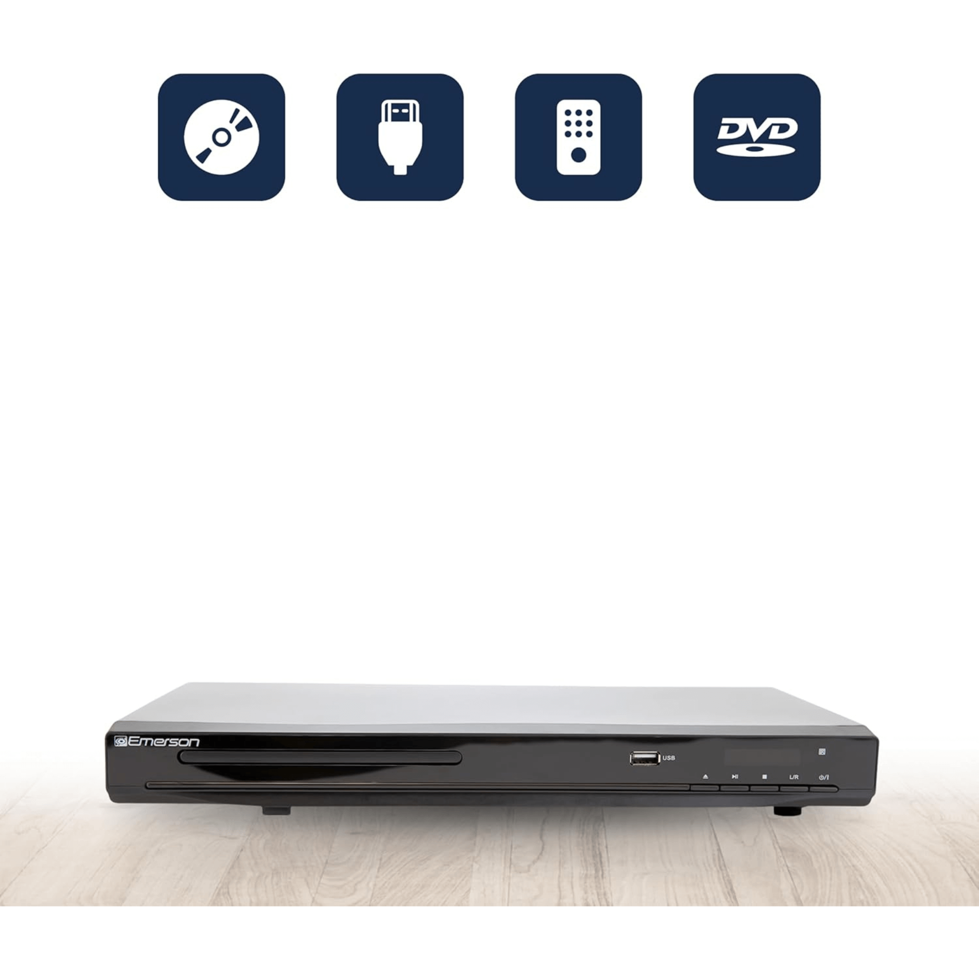 Emerson DVD Player with HD Upconversion Jupiter Gear Home