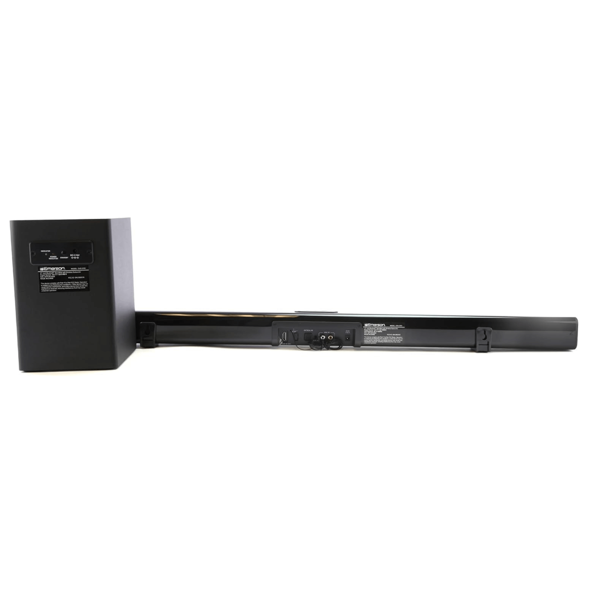 Emerson 37" Bluetooth Soundbar with Subwoofer and Remote Control Jupiter Gear Home