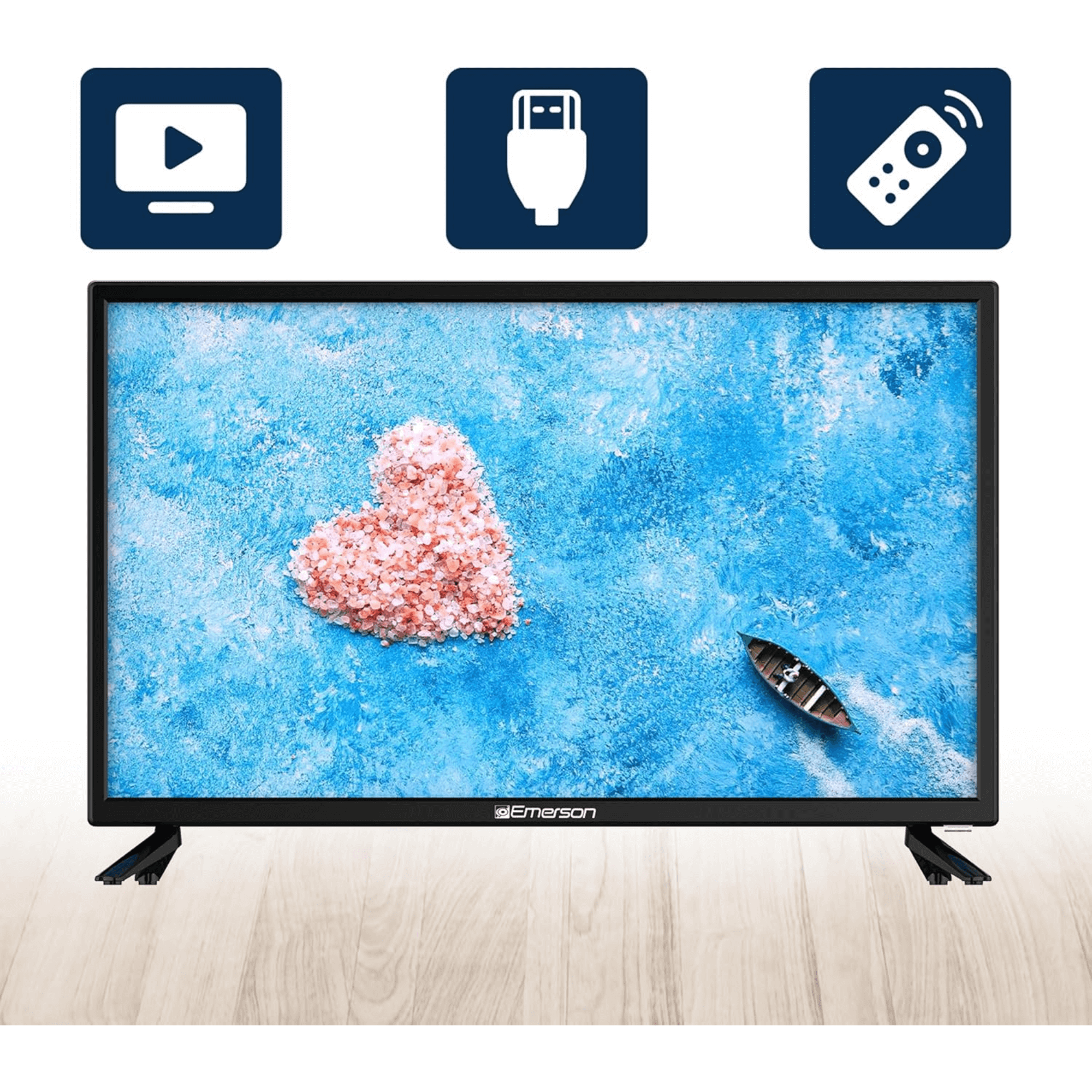 Emerson 24" Class Widescreen HD LED Television Jupiter Gear Home