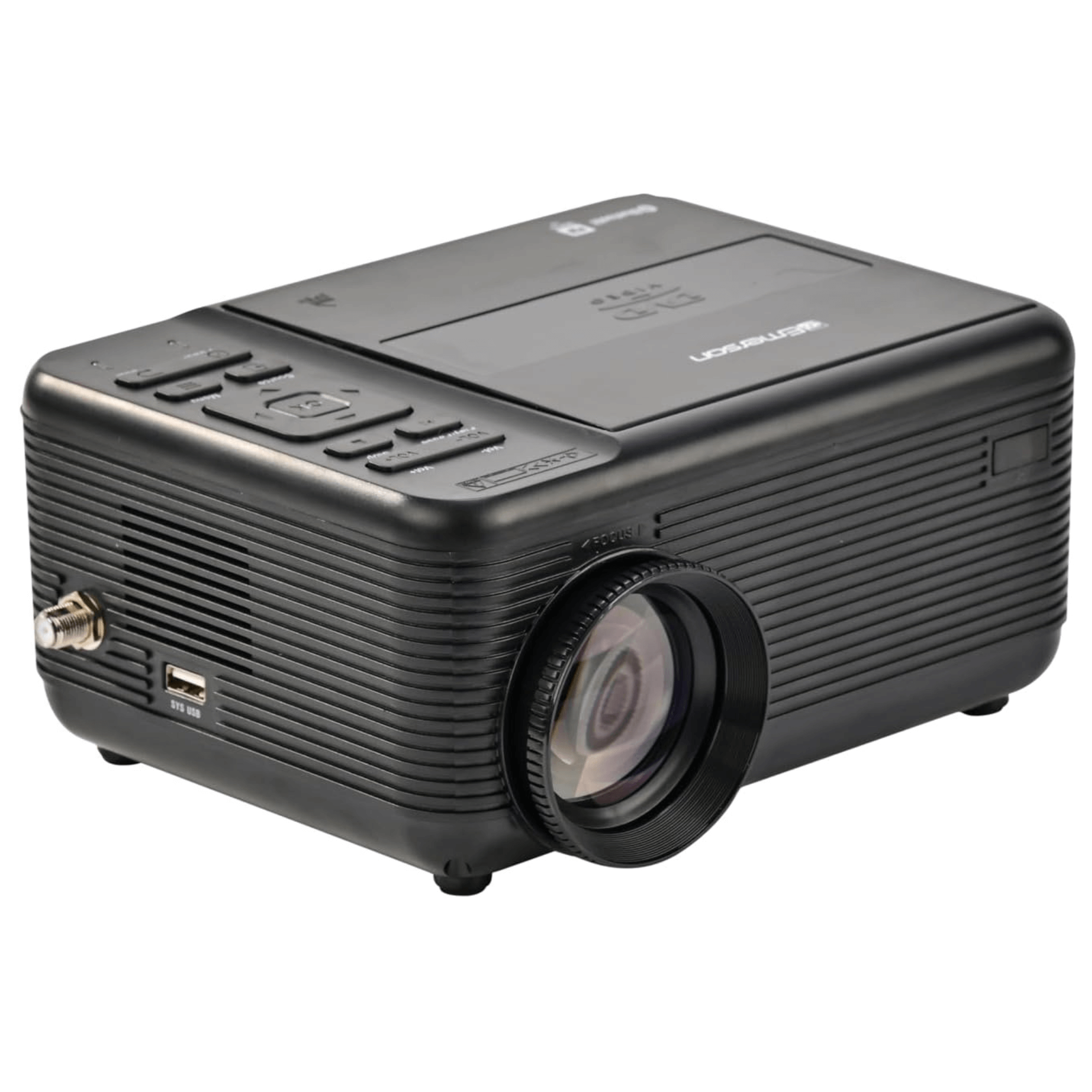 Emerson 120" Home Theater LCD Projector with Built-In TV Tuner and DVD Player Jupiter Gear Home