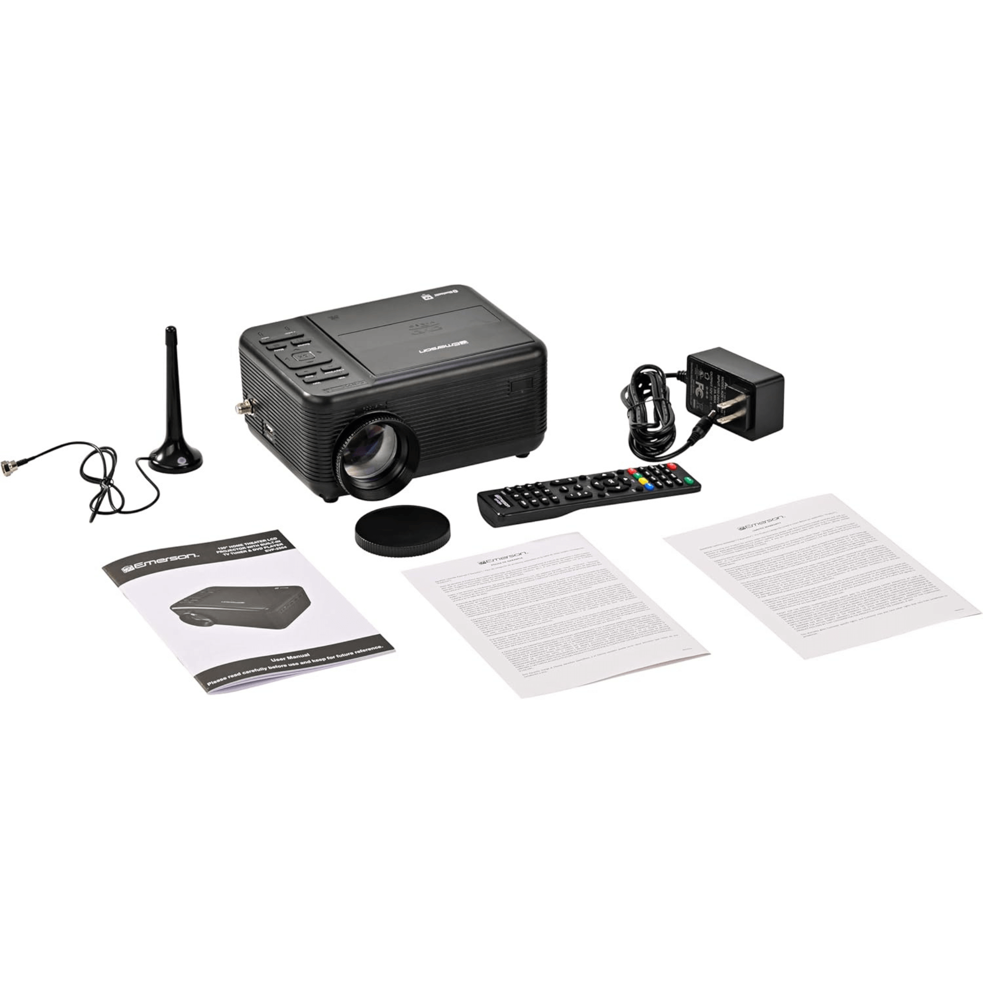Emerson 120" Home Theater LCD Projector with Built-In TV Tuner and DVD Player Jupiter Gear Home