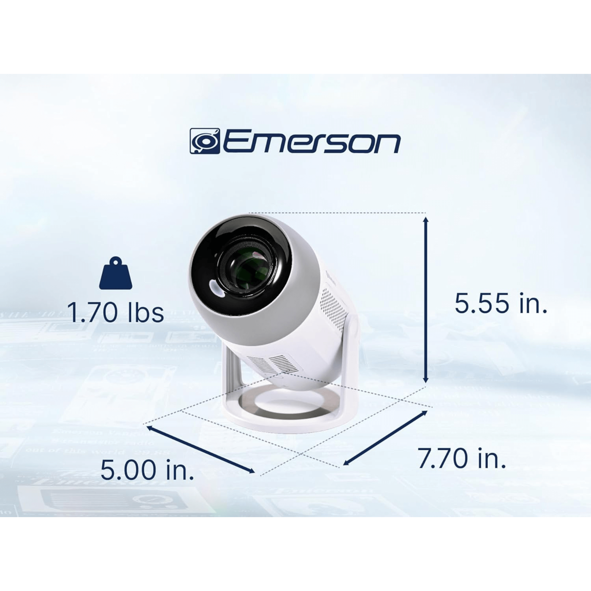 Emerson 150" Home Theater LCD Projector Combo Jupiter Gear Home