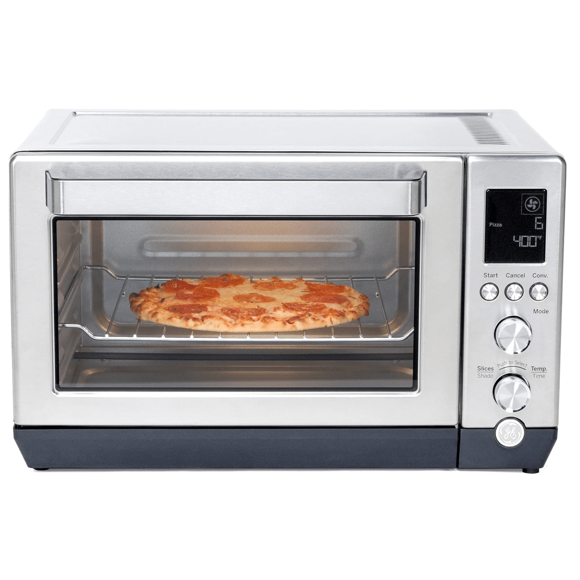 General Electric Stainless Digital 6-Slice Convection Toaster Oven Jupiter Gear Home