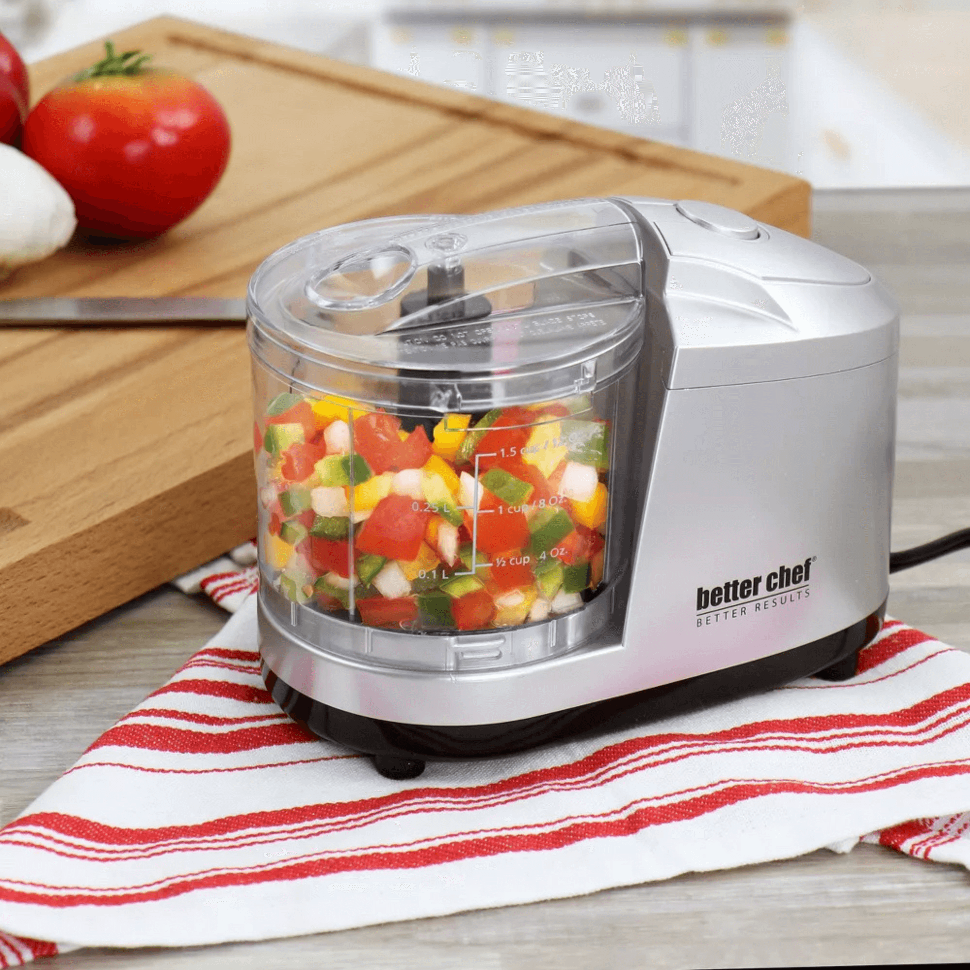 Better Chef 1.5-Cup Mini Chopper Food Processor Jupiter Gear Home