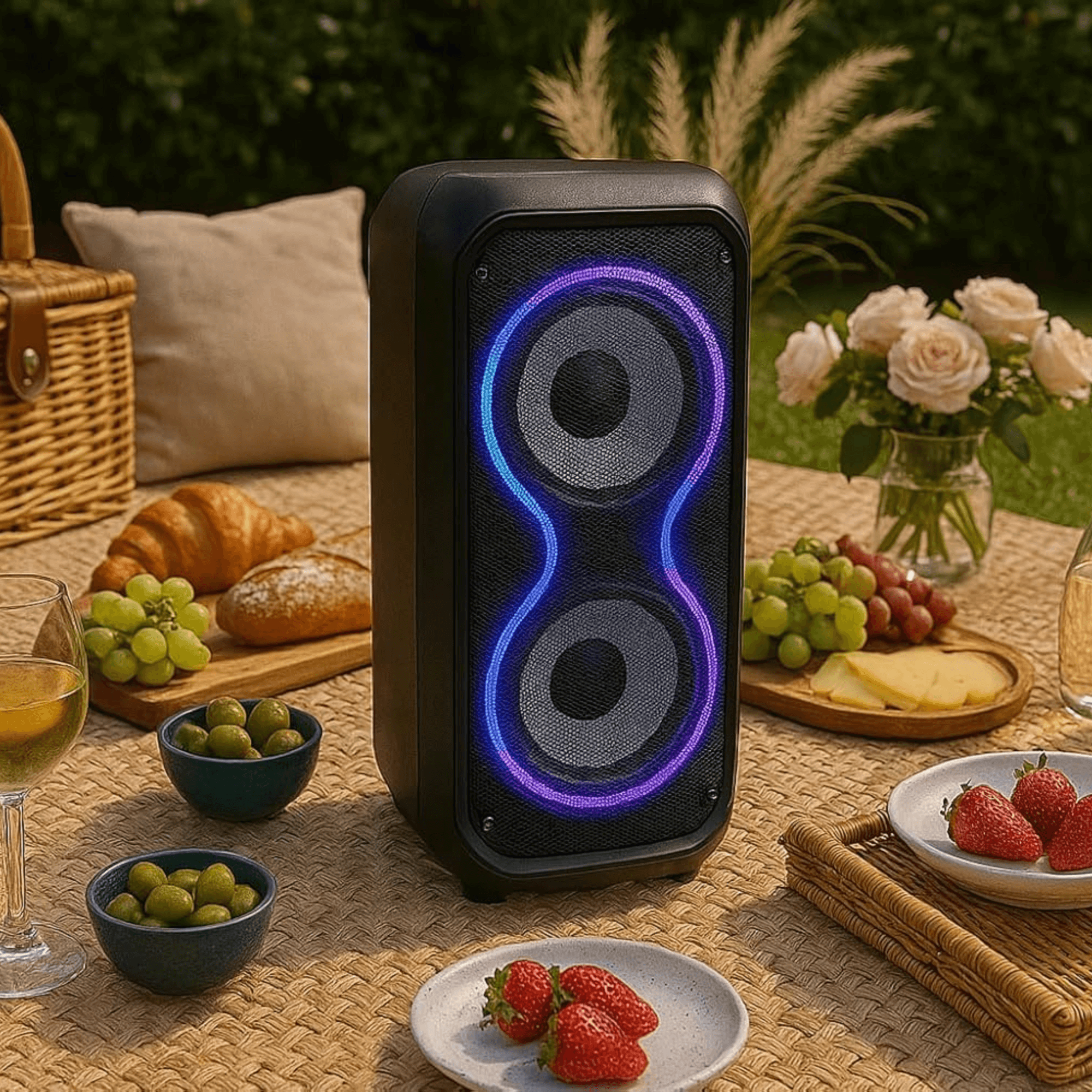 IQ Sound 2x4-Inch High Efficiency Bluetooth Speaker System Jupiter Gear Home