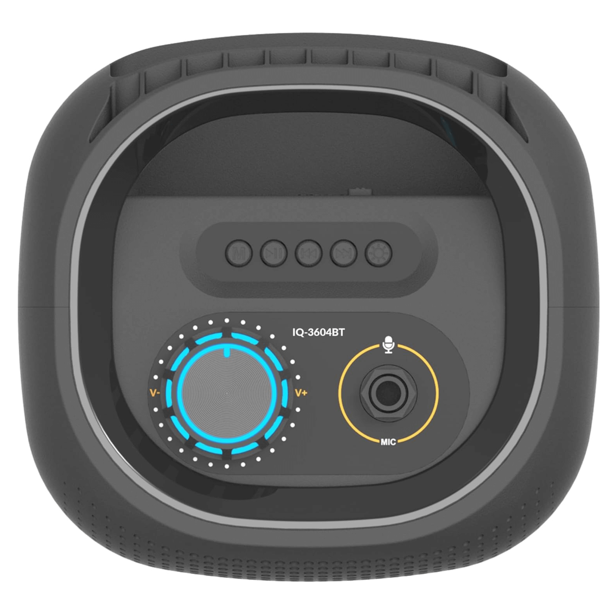 IQ Sound 2 x 4-Inch Portable Bluetooth TWS LED Speaker Jupiter Gear Home