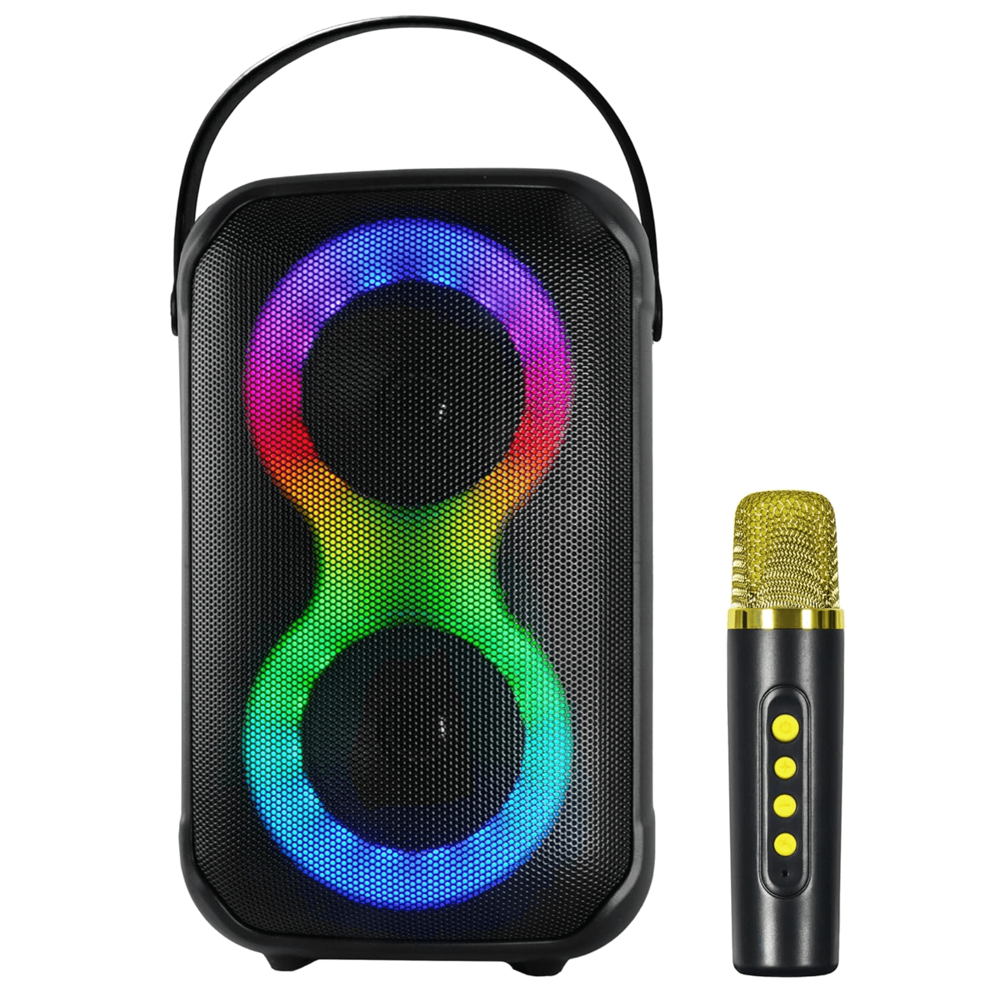 IQ Sound Karaoke Kraze 2x 4-Inch Portable Bluetooth Speaker Jupiter Gear Home