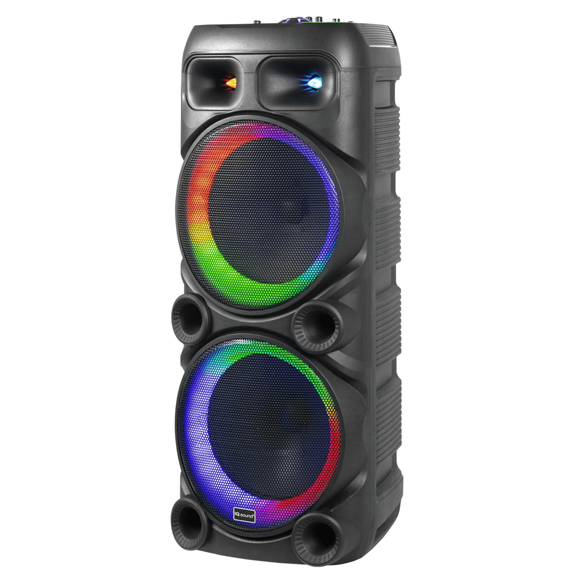 IQ Sound 2x12-Inch Portable Bluetooth Party Speaker Jupiter Gear Home