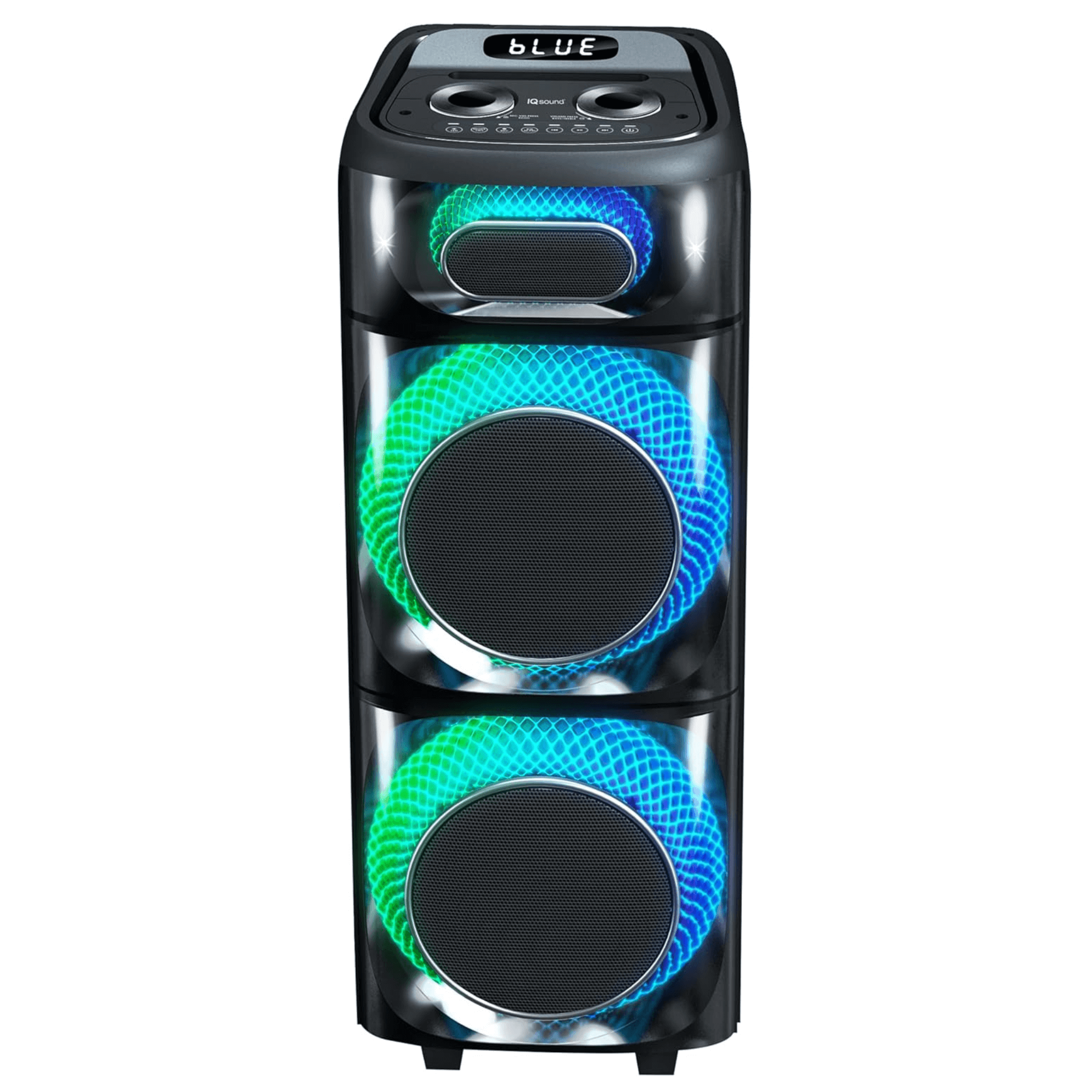 IQ Sound TorusFLEX 2x10-Inch Portable Bluetooth DJ Speaker Jupiter Gear Home