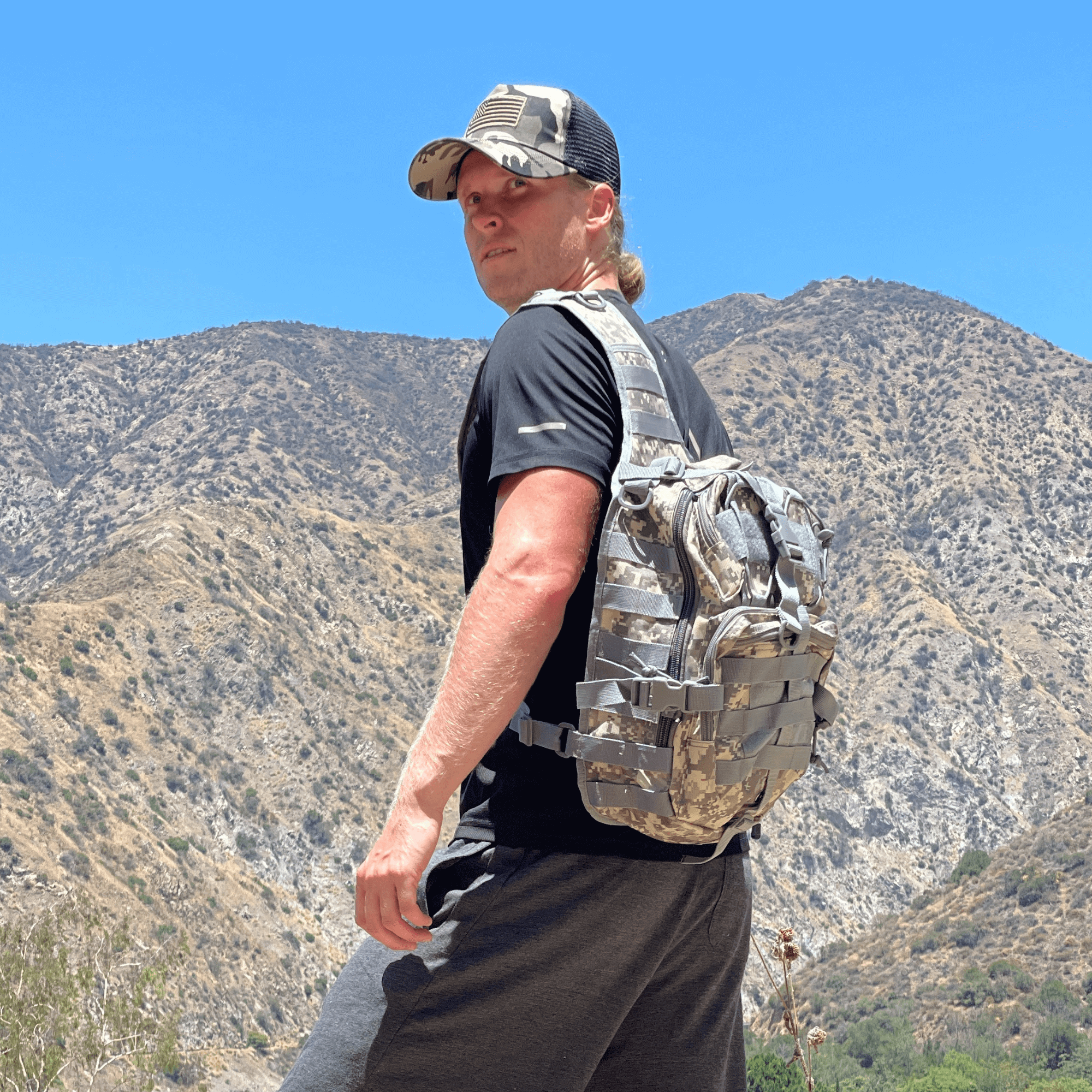 JupiterGear Tactical Military Sling Backpack 15L Shoulder Bag Molle Outdoor Daypack Backpack with Adjustable Strap Jupiter Gear Home