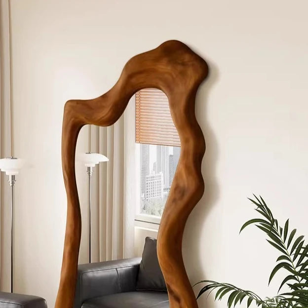 Irregular Makeup Mirror Aesthetic Art Modern Women Design Standing Mirror Macrame Cool Dekoracyjne Lustra House Accessories Taj Home Store