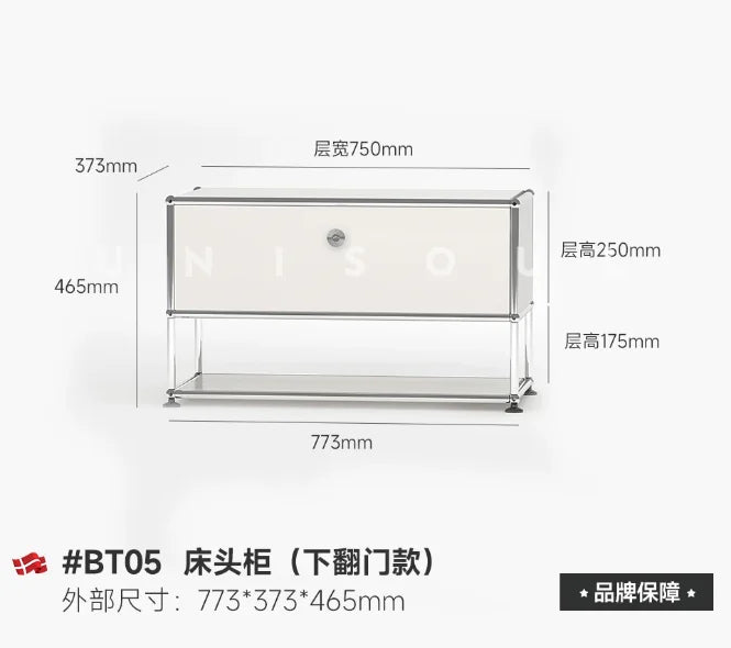 Bedside Table Milk White Bedroom Modern Minimalist Living Room Side Cabinet Storage Cabinet Taj Home Store