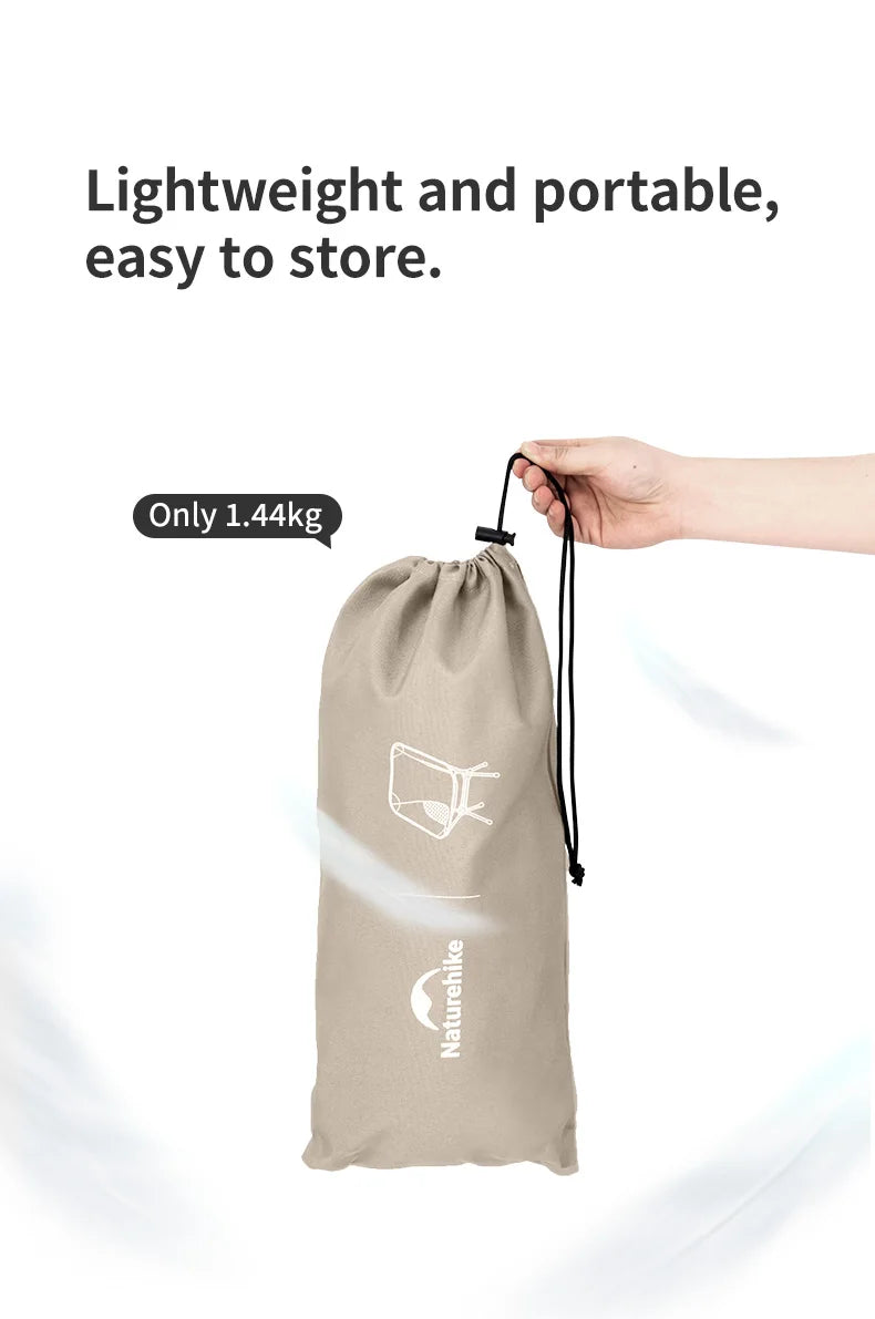 Naturehike Chair Foldable Chair Camping Lightweight Khaki Picnic BBQ Fishing Widen Chairs Outdoor Equipment Portable Taj Home Store