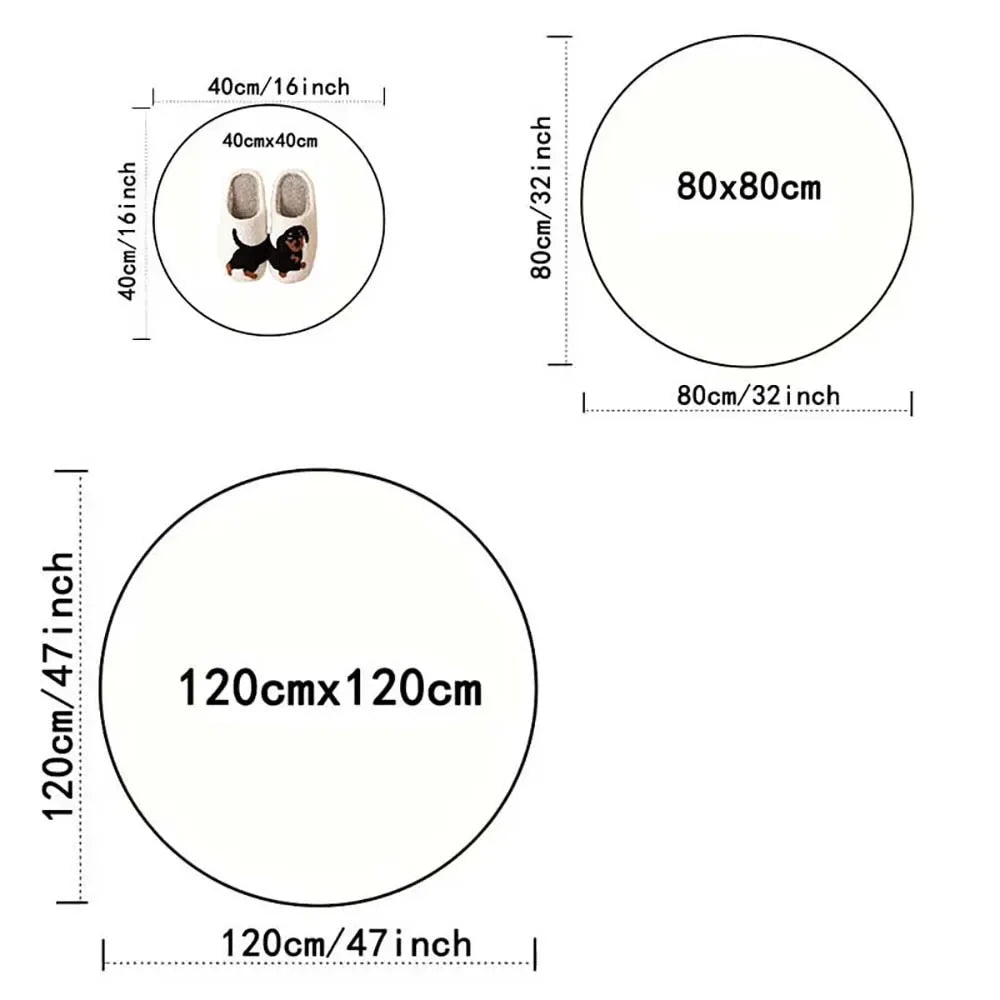 Circular Carpet, Bohemian Floor Mat, Entrance Carpet, Rural Bohemian Home Decor Floor Mat Living Room Decoration Carpet Bedroom Taj Home Store